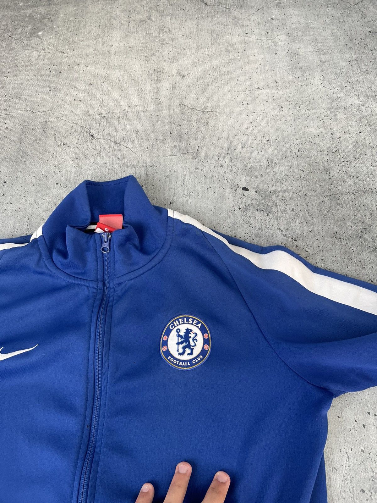 Chelsea Soccer Nike Chelsea Blue Track Training Top Football Soccer Size US M / EU 48-50 / 2 - 13 Thumbnail