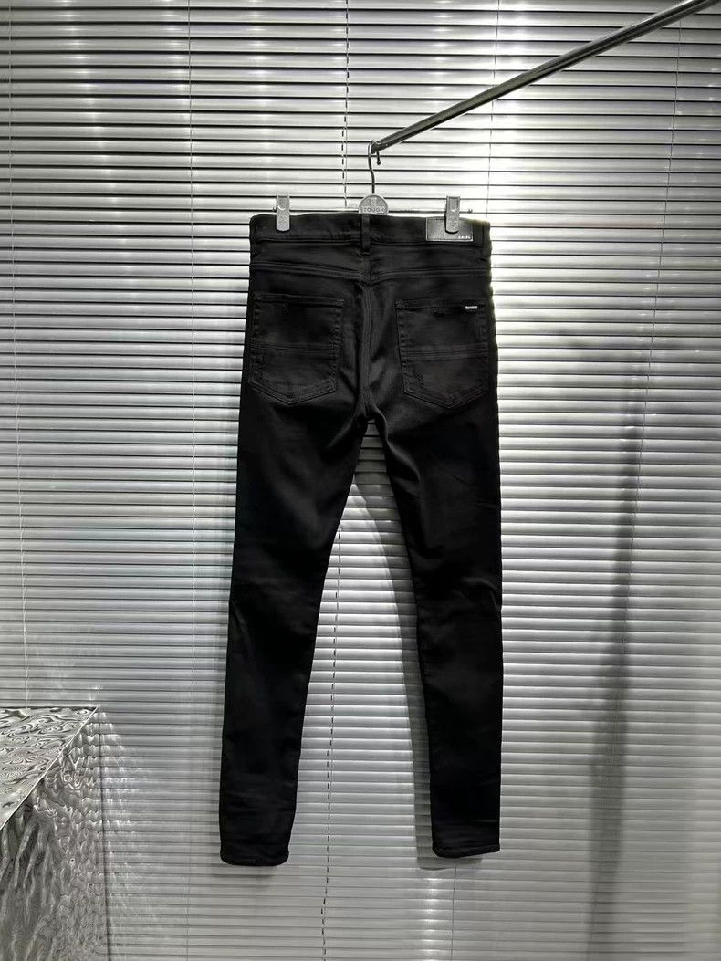 Amiri Amiri Classic hot black big destruction jeans 2501-Nextarro Size US 31 - 2 Thumbnail