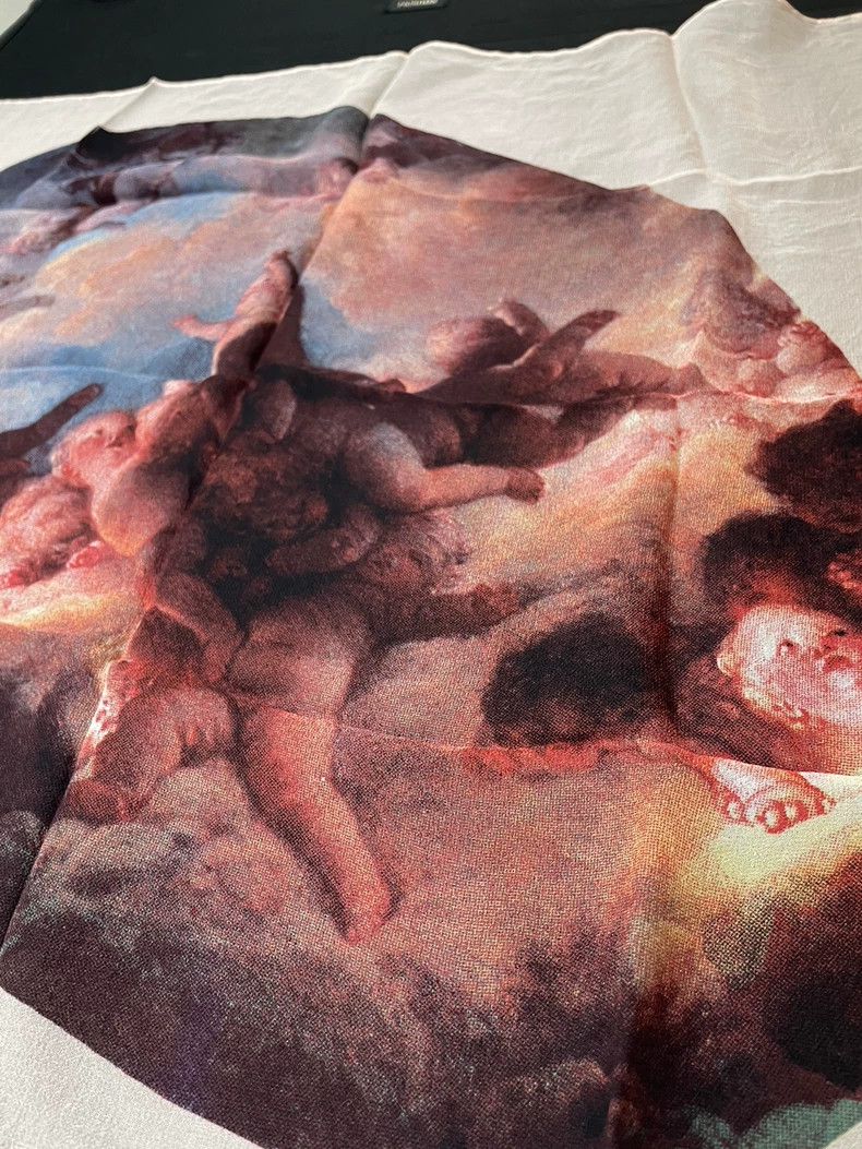 Vivienne Westwood Vivienne Westwood Oil Painting Square Scarf Size ONE SIZE - 3 Thumbnail