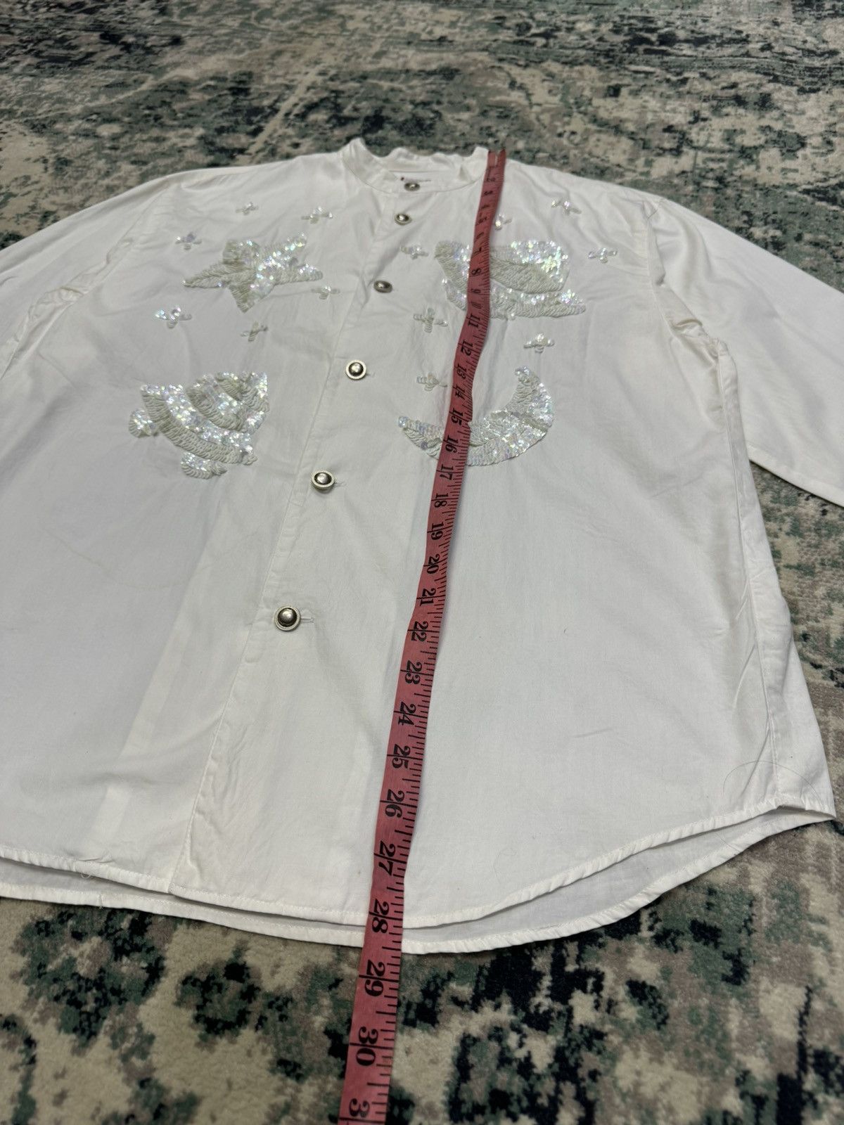Issey Miyake ISSEY MIYAKE I.S SEQUIN SHIRT BUTTON UPS Size US M / EU 48-50 / 2 - 3 Thumbnail