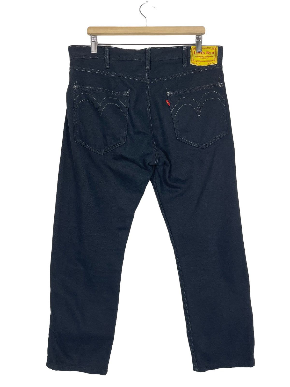 Levi's × Vintage LEVIS RED BLACK DENIM JEANS Size US 38 / EU 54 - 7 Thumbnail