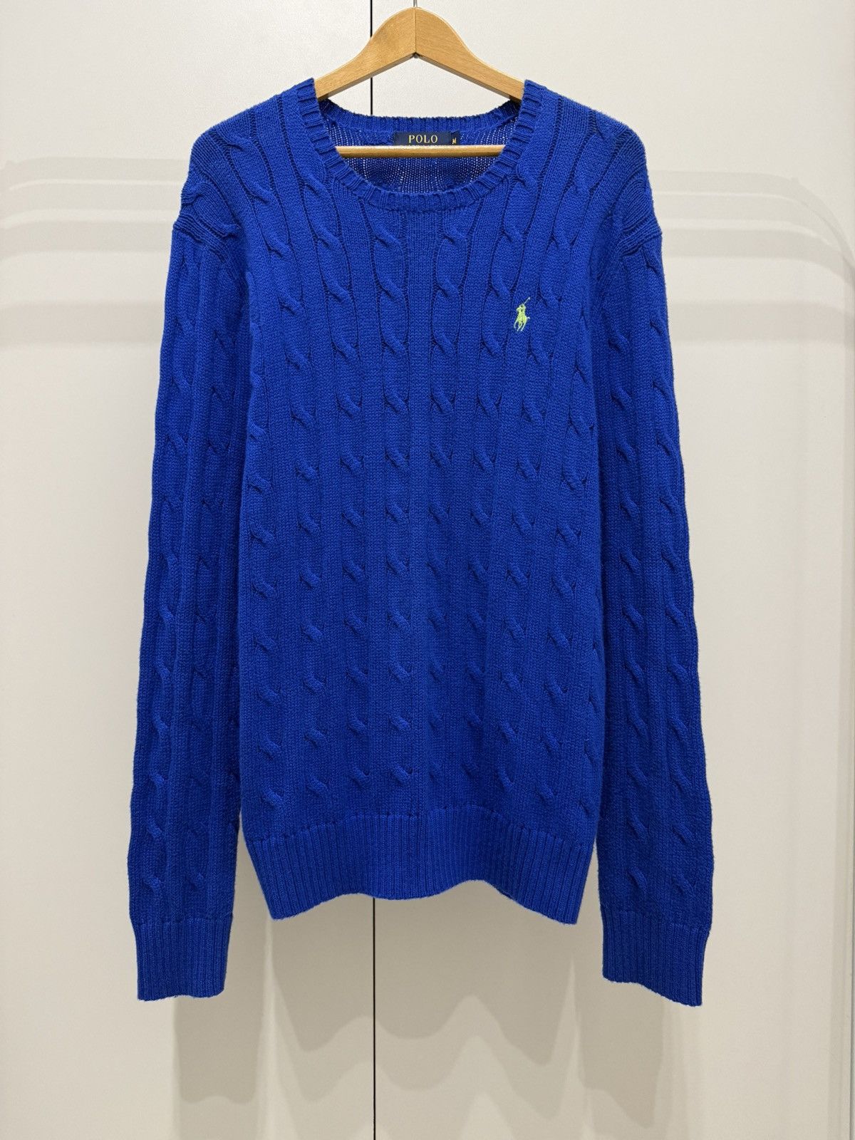 Polo Ralph Lauren Vintage Polo Ralph Lauren Cotton Knitted Blue Sweater RRL Size US M / EU 48-50 / 2 - 1 Thumbnail