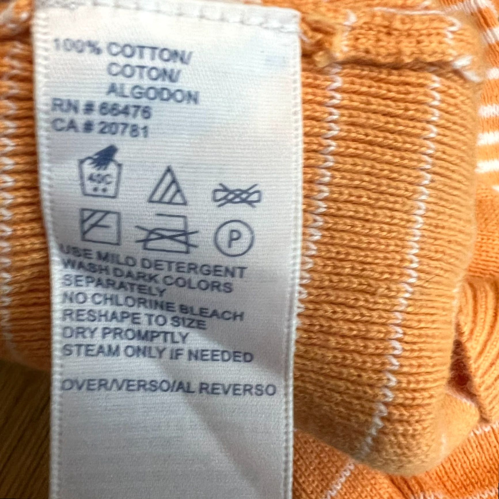 Tommy Hilfiger Tommy Hilfiger Sweater Women L Orange Striped Pullover Knit Cotton Logo All Seasons Designer Classic Size L / US 10 / IT 46 - 5 Thumbnail