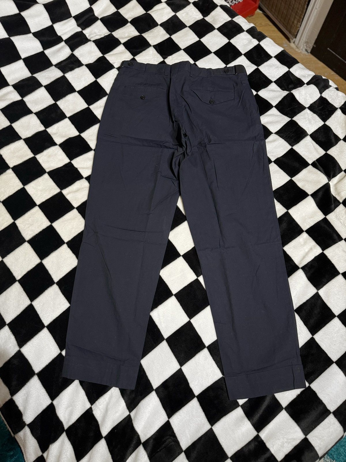 Dries Van Noten TROUSERS OVERDYED BAGGY WIDELEG PANTS CHINOS SLACKS Size US 34 / EU 50 - 2 Thumbnail