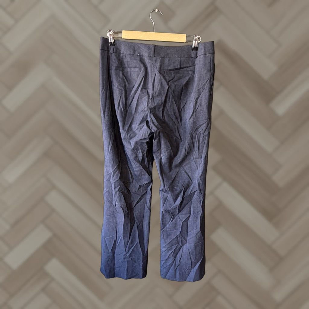 Banana Republic Banana Republic Dress Pants Women 8 Blue Mid Rise Pleated Wool Lined Martin Fit Size 30" / US 8 / IT 44 - 1 Thumbnail