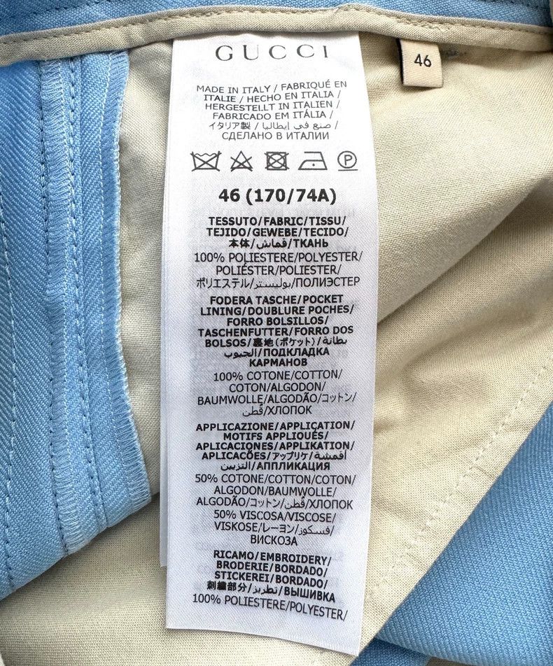 Gucci Gucci Straight embroidered shorts Size US 30 / EU 46 - 7 Thumbnail