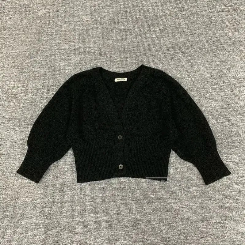 Miu Miu Miu Miu Black Cotton Women's Pullover Sweater . Size M / US 6-8 / IT 42-44 - 1 Thumbnail