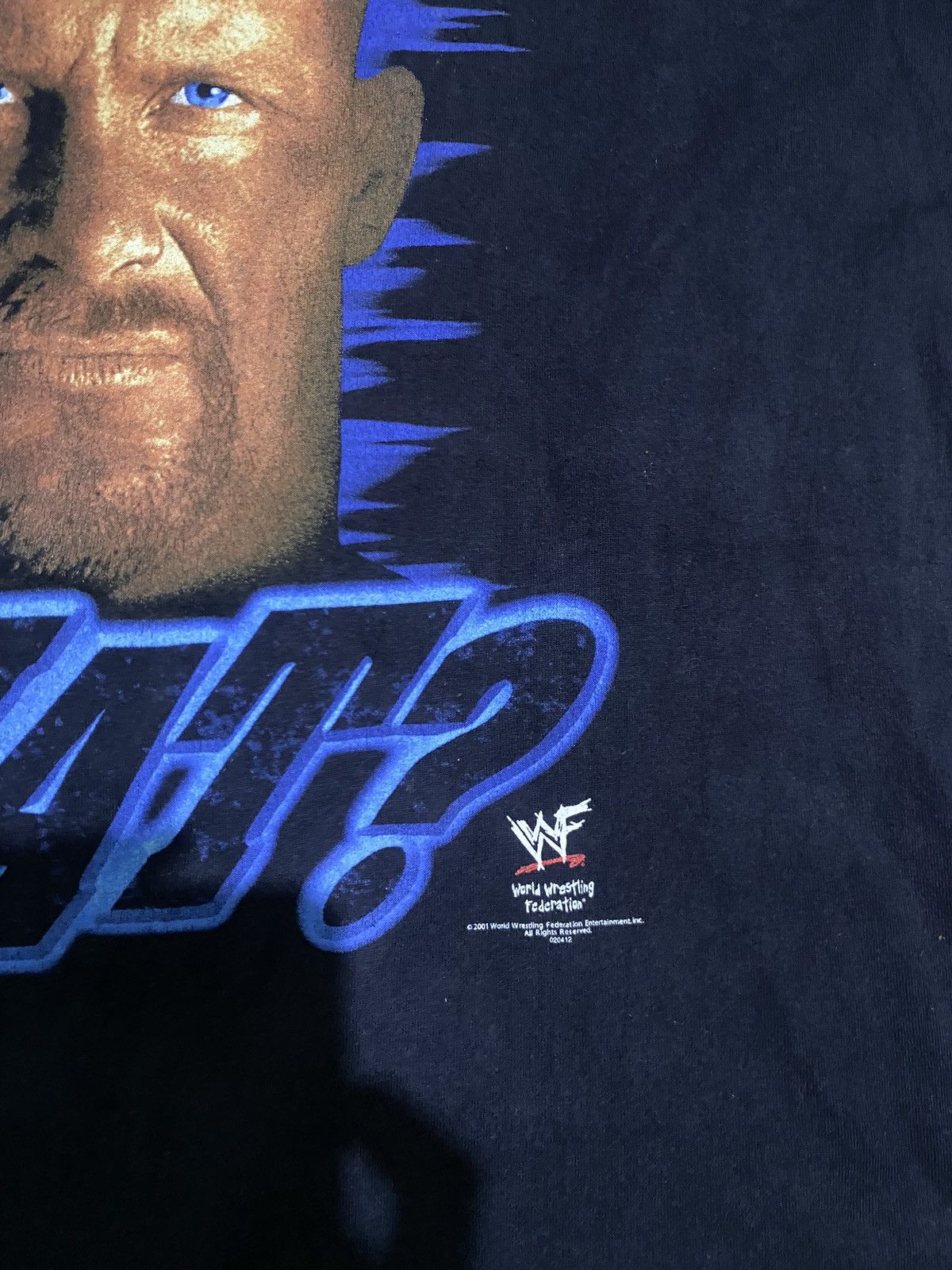 WWF Vintage Stone Cold Steve Austin “WHAT?” Size US XL / EU 56 / 4 - 5 Thumbnail