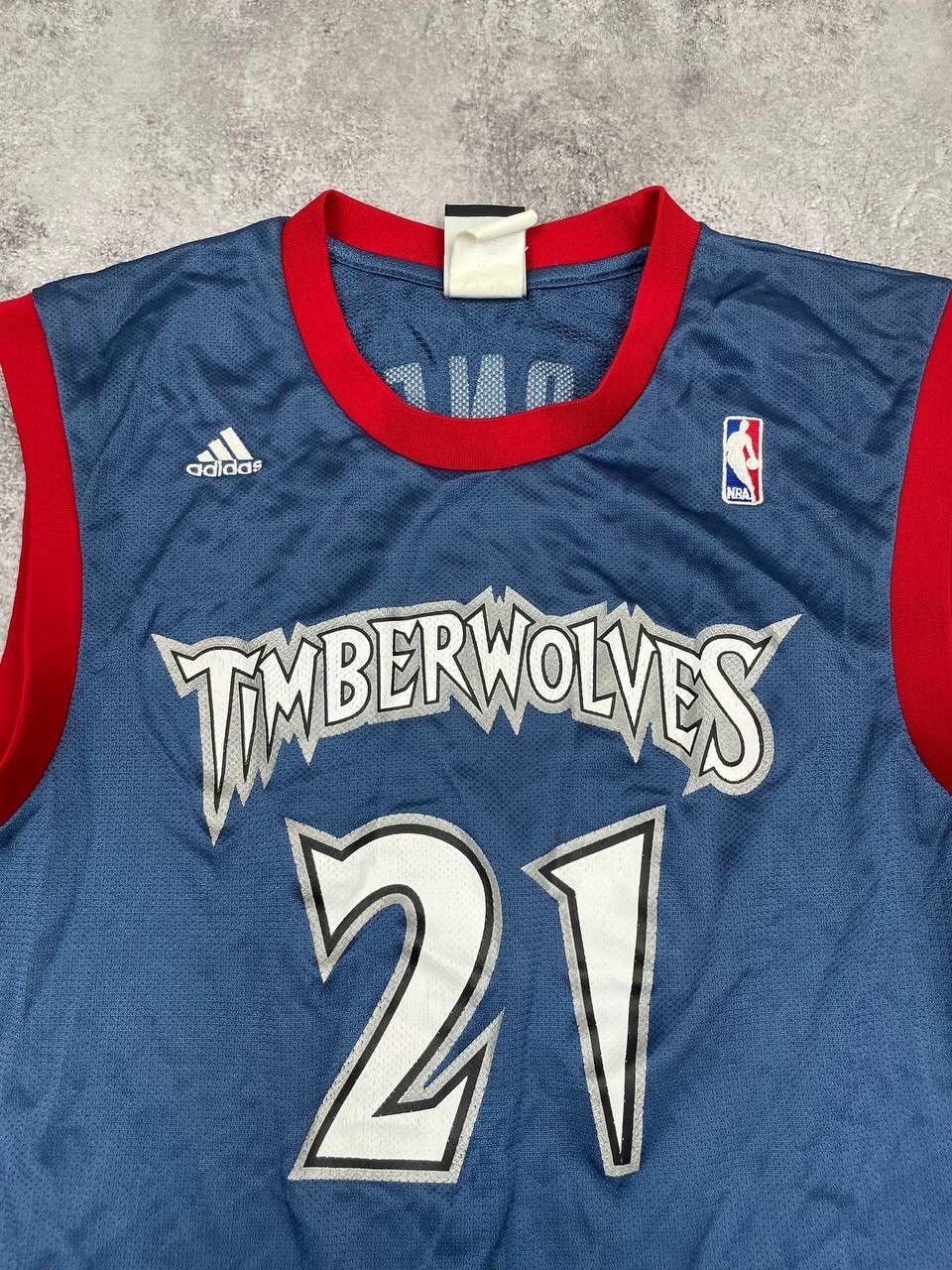 Other Timberwolves Adidas Men Polyester Basketball2007 Jersey Blue Size US M / EU 48-50 / 2 - 2 Thumbnail