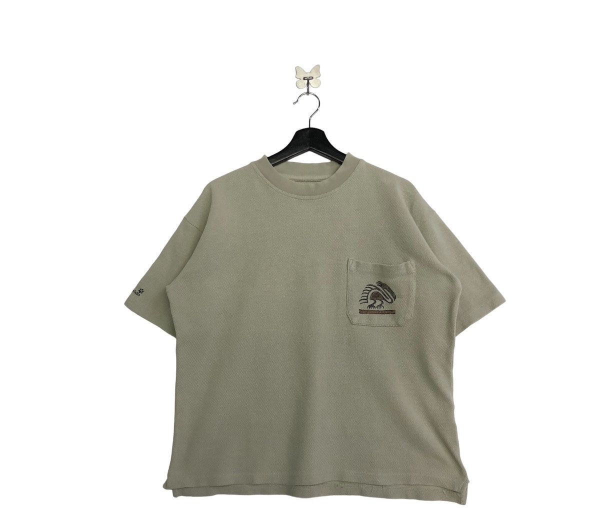 Jack Wolfskin Vintage Jack Wolfskin Native Graphic Pocket Waffle Tshirt Size US M / EU 48-50 / 2 - 1 Thumbnail