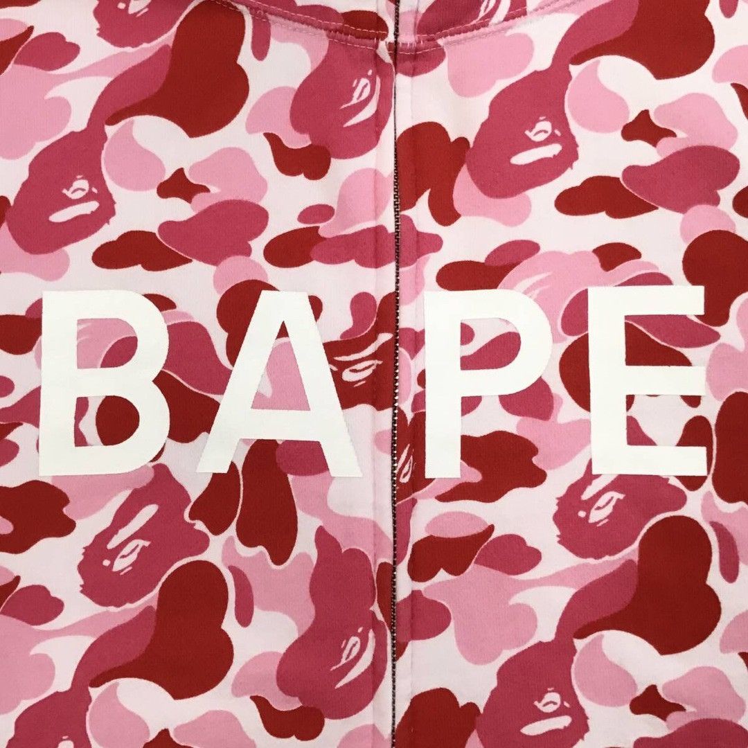 Bape BAPE logo ABC camo pink full zip hoodie a bathing ape Size US L / EU 52-54 / 3 - 2 Thumbnail