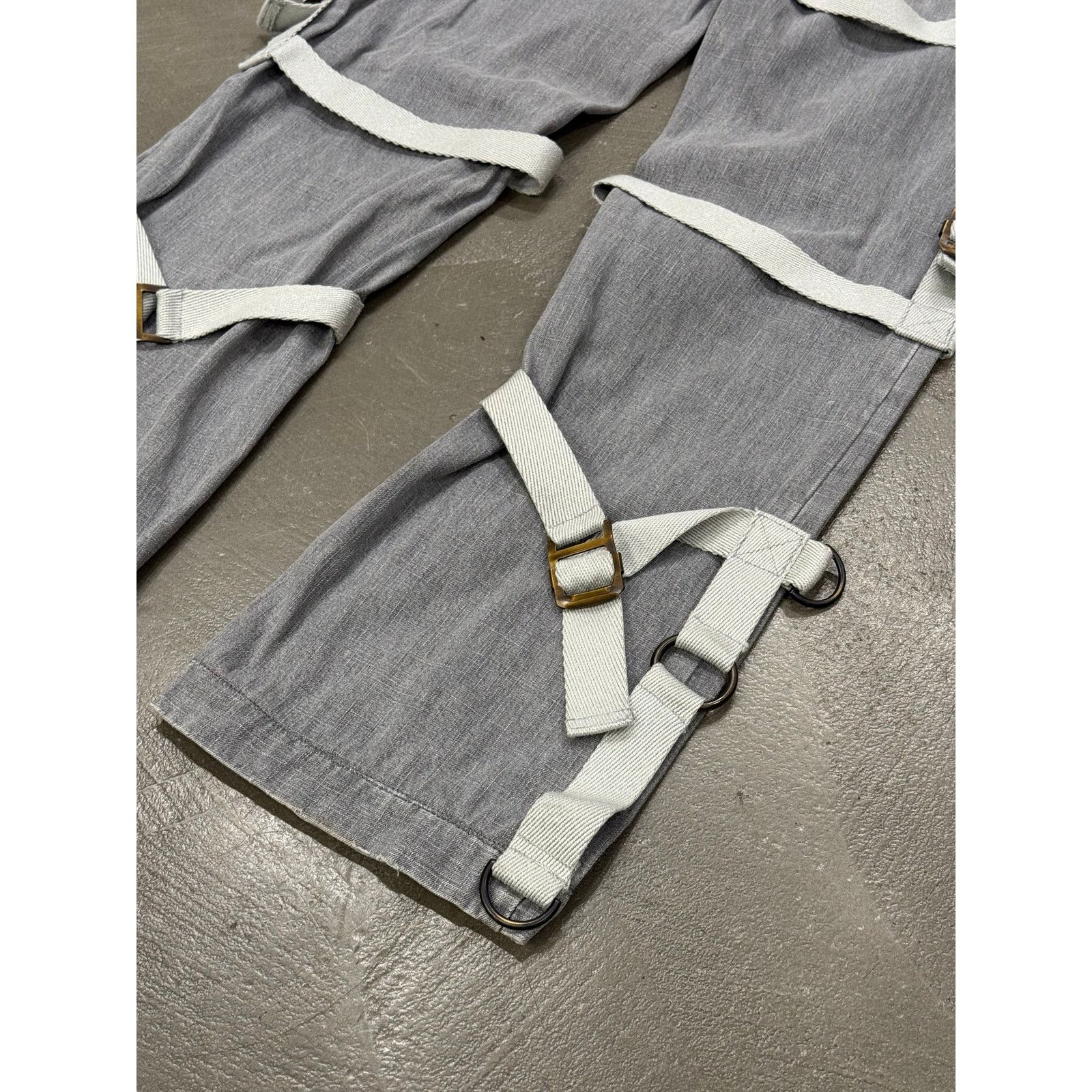 Dolce & Gabbana A/W2003 Dolce & Gabbana bondage parachute pants Size 26" / US 2 / IT 38 - 8 Thumbnail