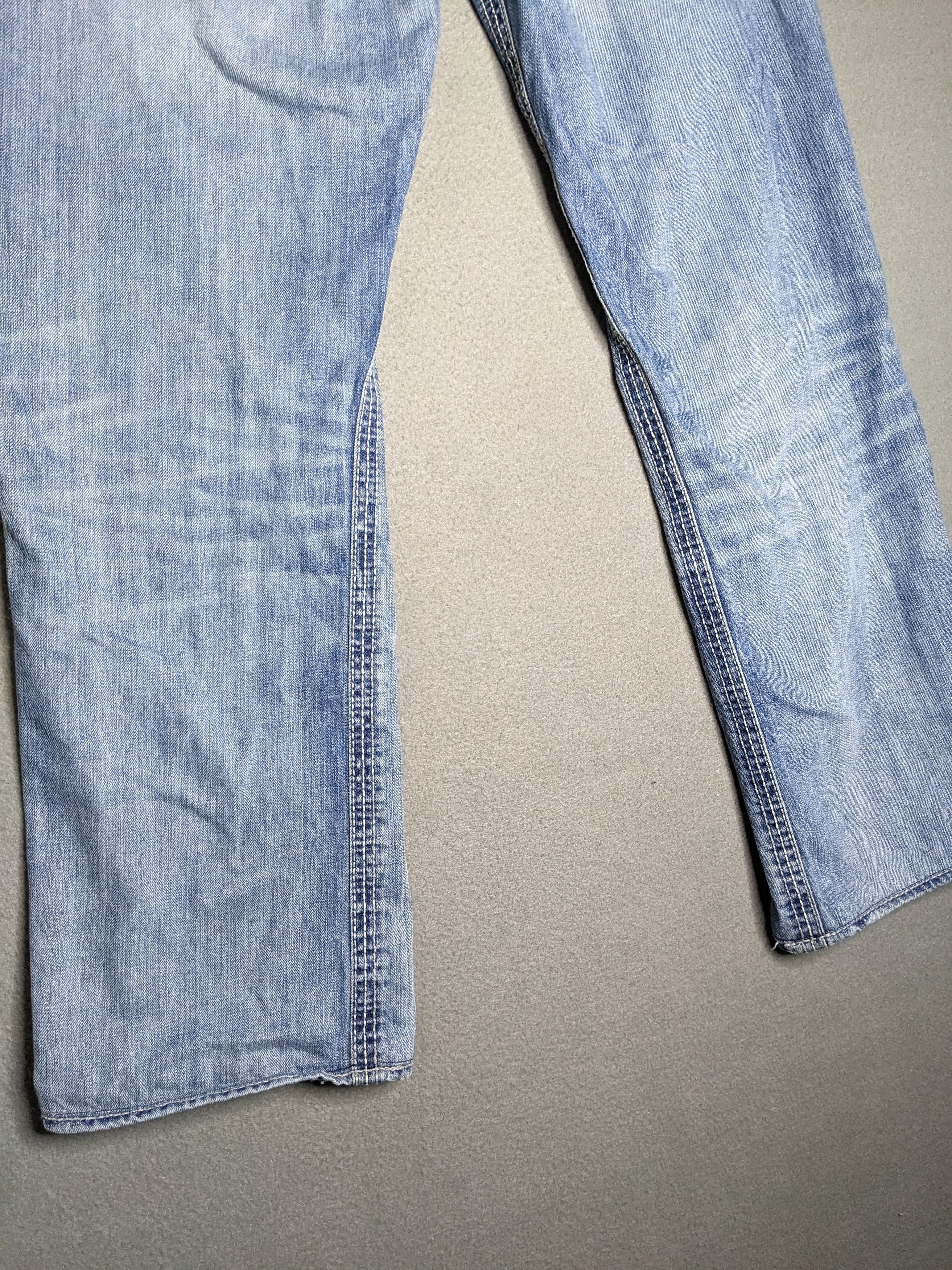 BKE BKE Tyler Straight Jeans 32x30 Distressed Whiskered Western Size US 32 / EU 48 - 8 Thumbnail