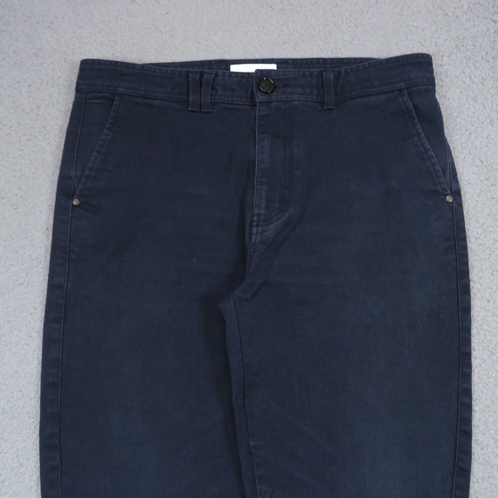 I Love Ugly I Love Ugly Pants Mens Large Navy Crop Twill Stretch 5 Pocket Chino Size US 33 - 5 Thumbnail