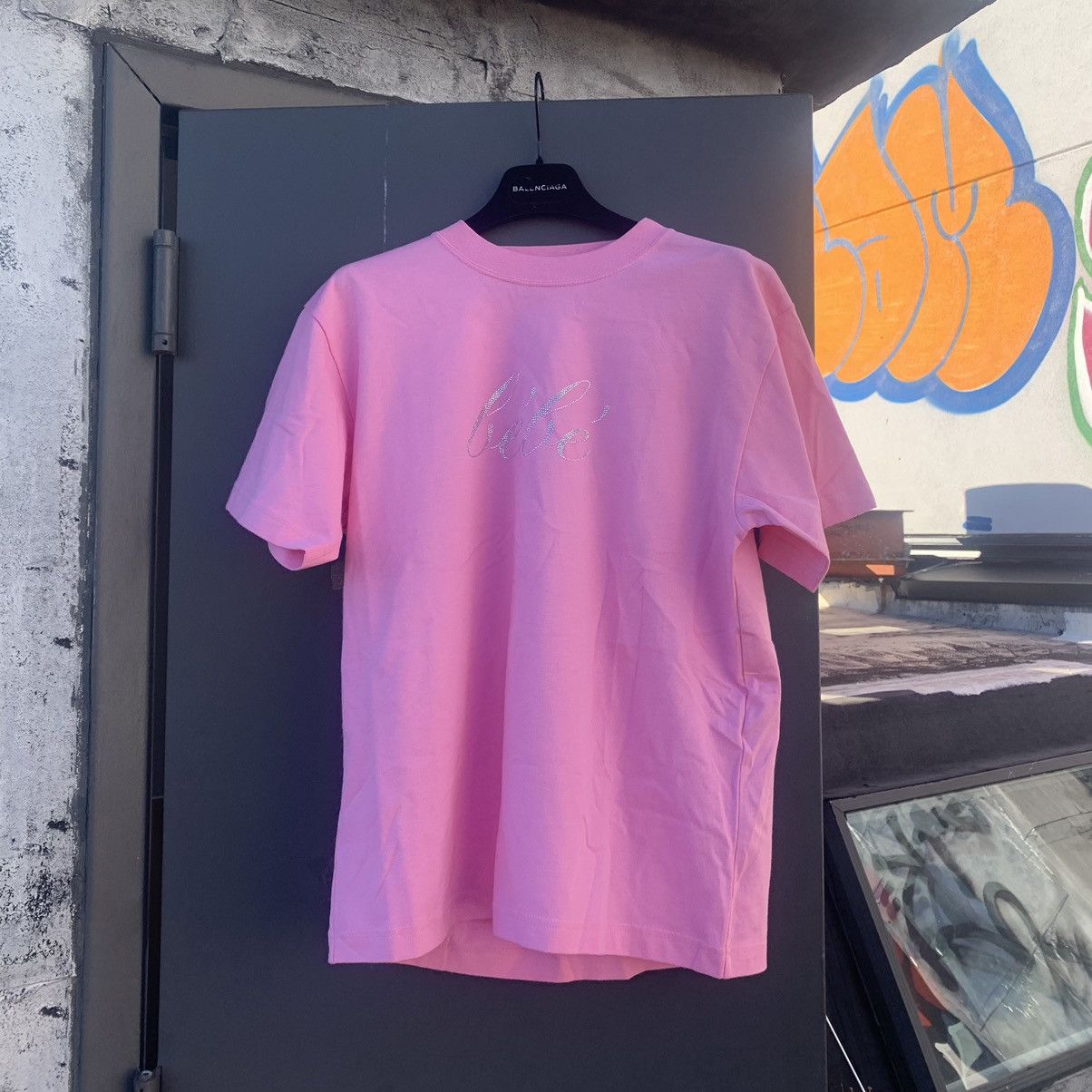 image of Balenciaga Bebe Shirt in Pink, Women's (Size Small)