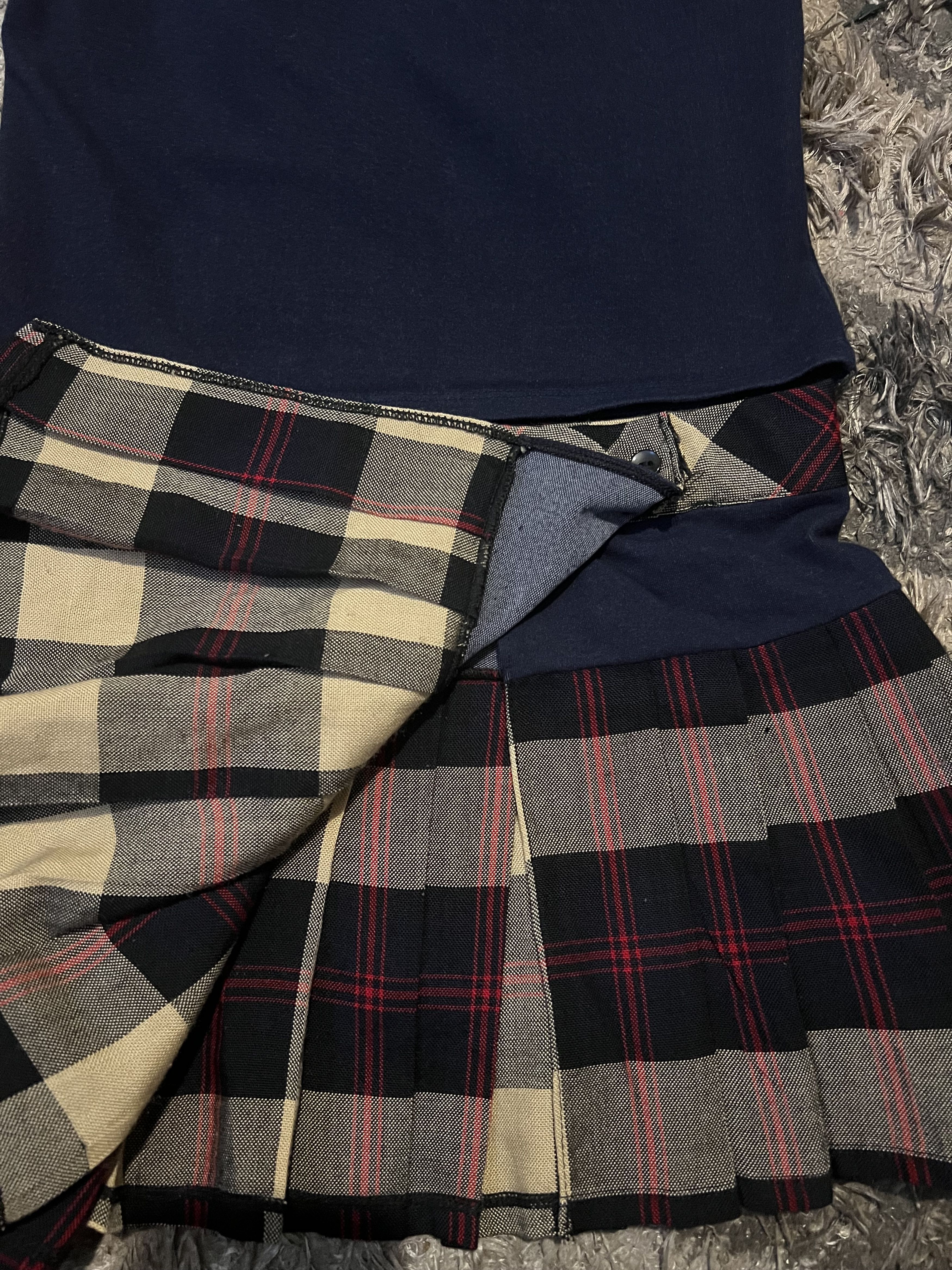 Designer Sexy schoolgirl uniform set Size 27" / US 4 / IT 40 - 7 Thumbnail