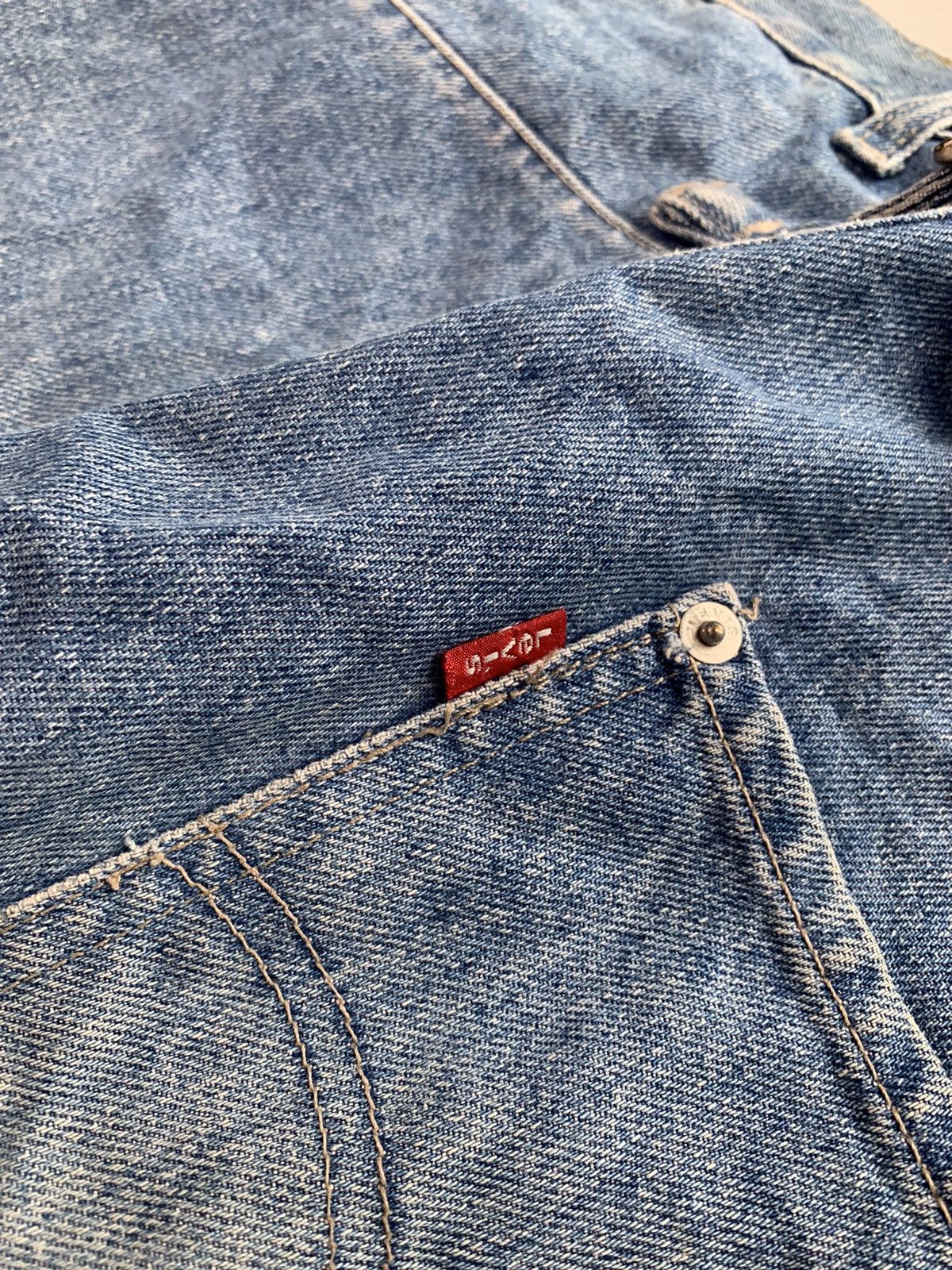 Levi's Vintage Levi’s buckle belt denim Size US 36 / EU 52 - 4 Thumbnail