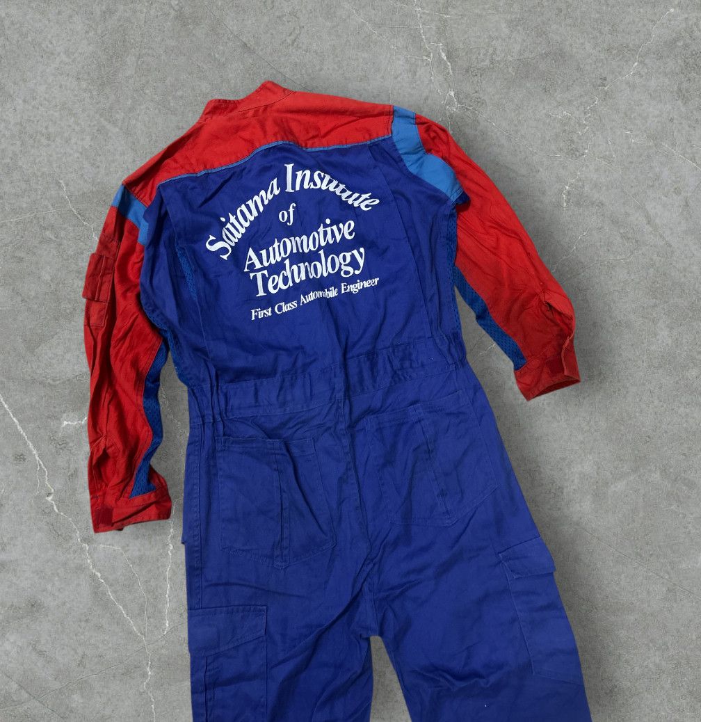 Japanese Brand Vintage Saitama Institute Of Automotive Technology Overall Size US 34 / EU 50 - 2 Thumbnail