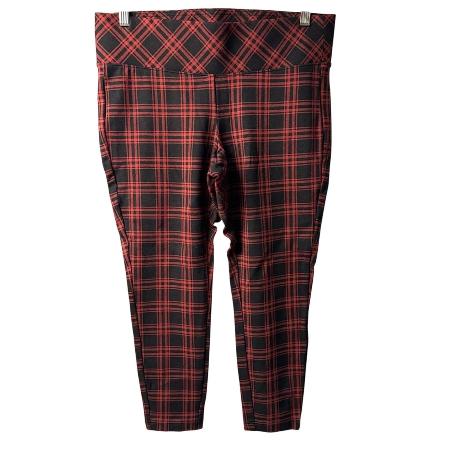 Torrid New Torrid 0 Womens Size 12 Plaid Ponte Pixie Pants Size 34" / US 12 / IT 48 - 1 Thumbnail