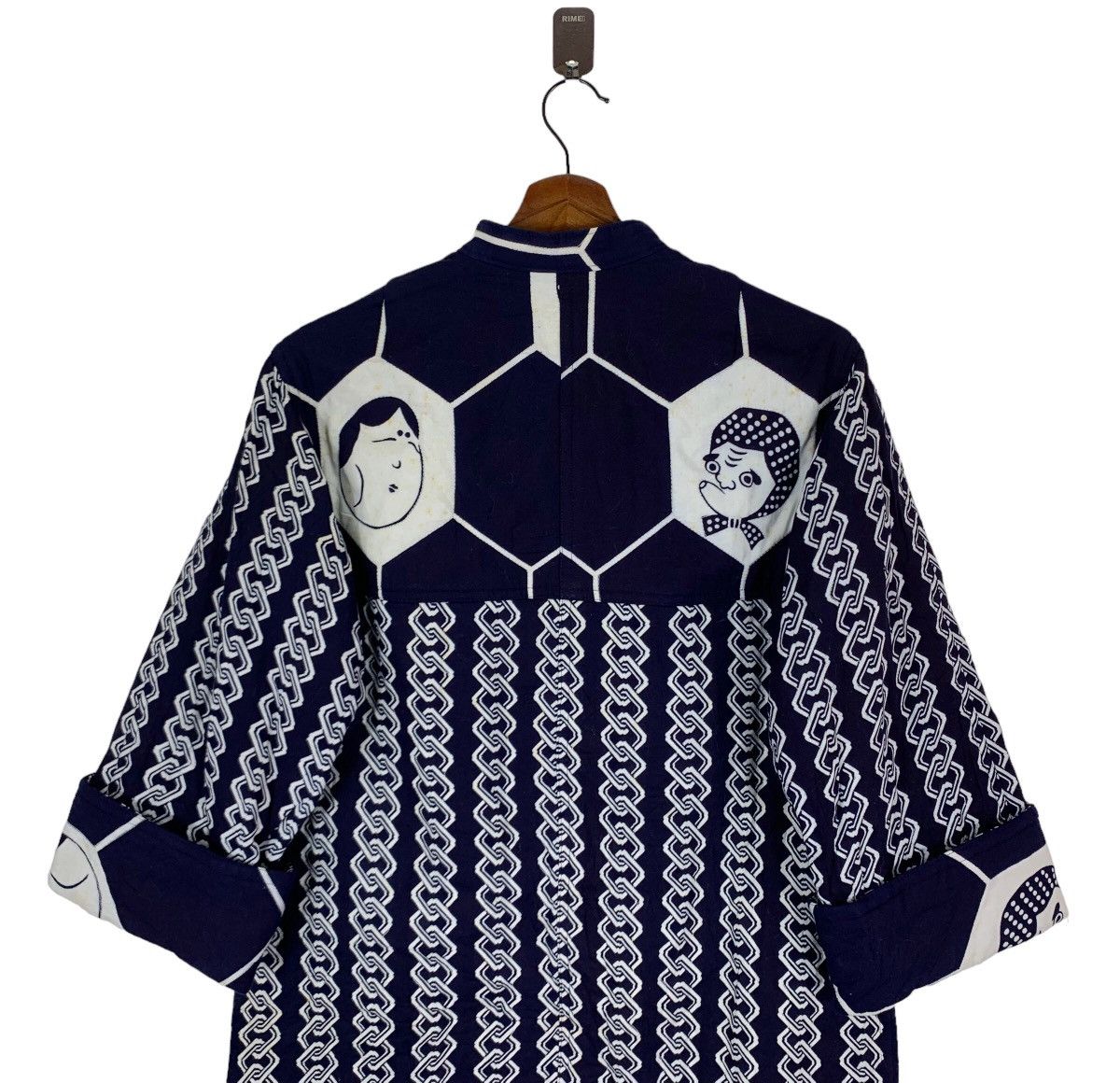 Hanae Mori VINTAGE VIVID HANAE MORI JAPANESE BRAND SUMO BUTTON JACKET Size US M / EU 48-50 / 2 - 8 Thumbnail