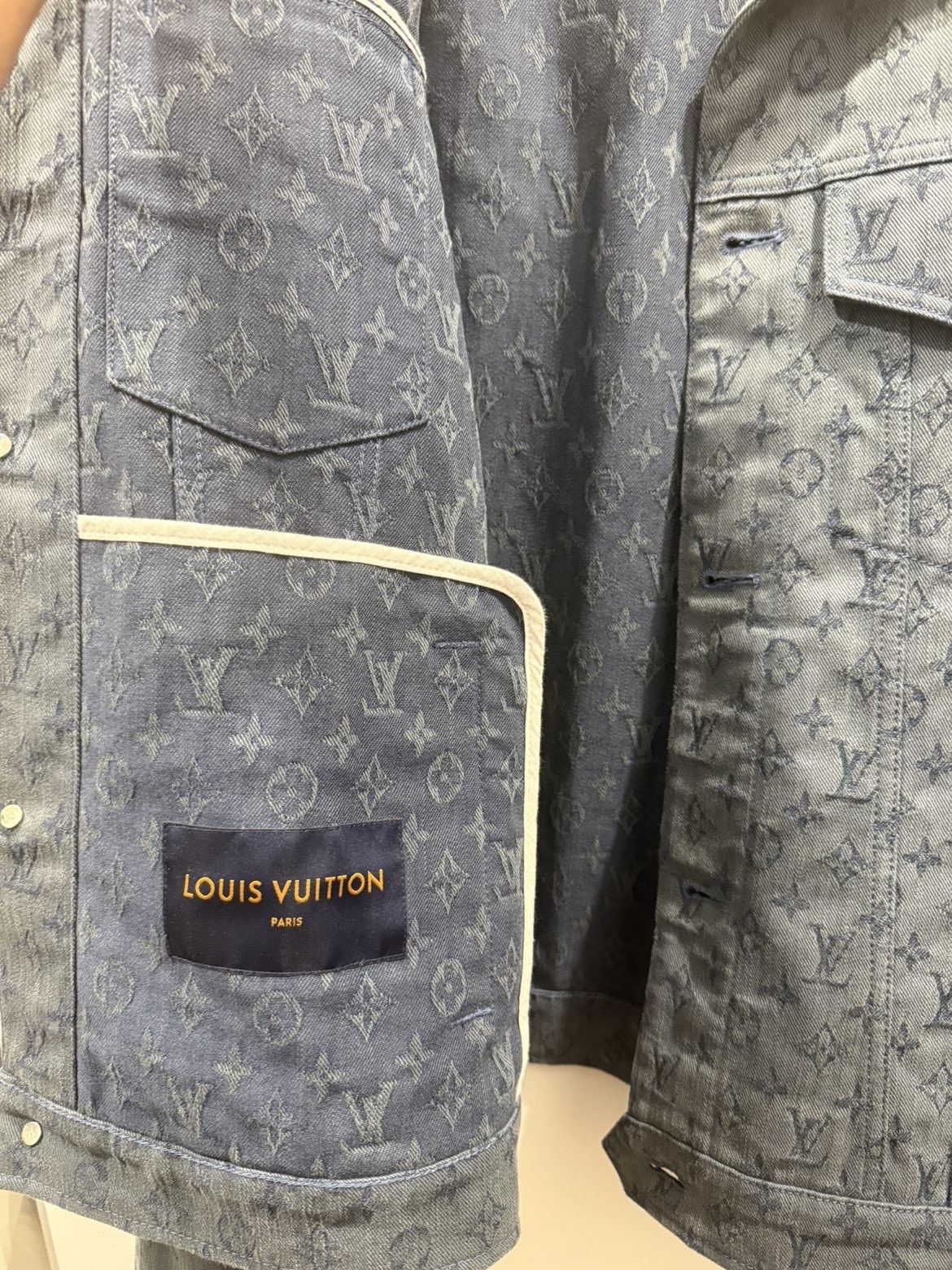 Louis Vuitton Louis Vuitton Monogram denim jacket Size US XXL / EU 58 / 5 - 4 Thumbnail