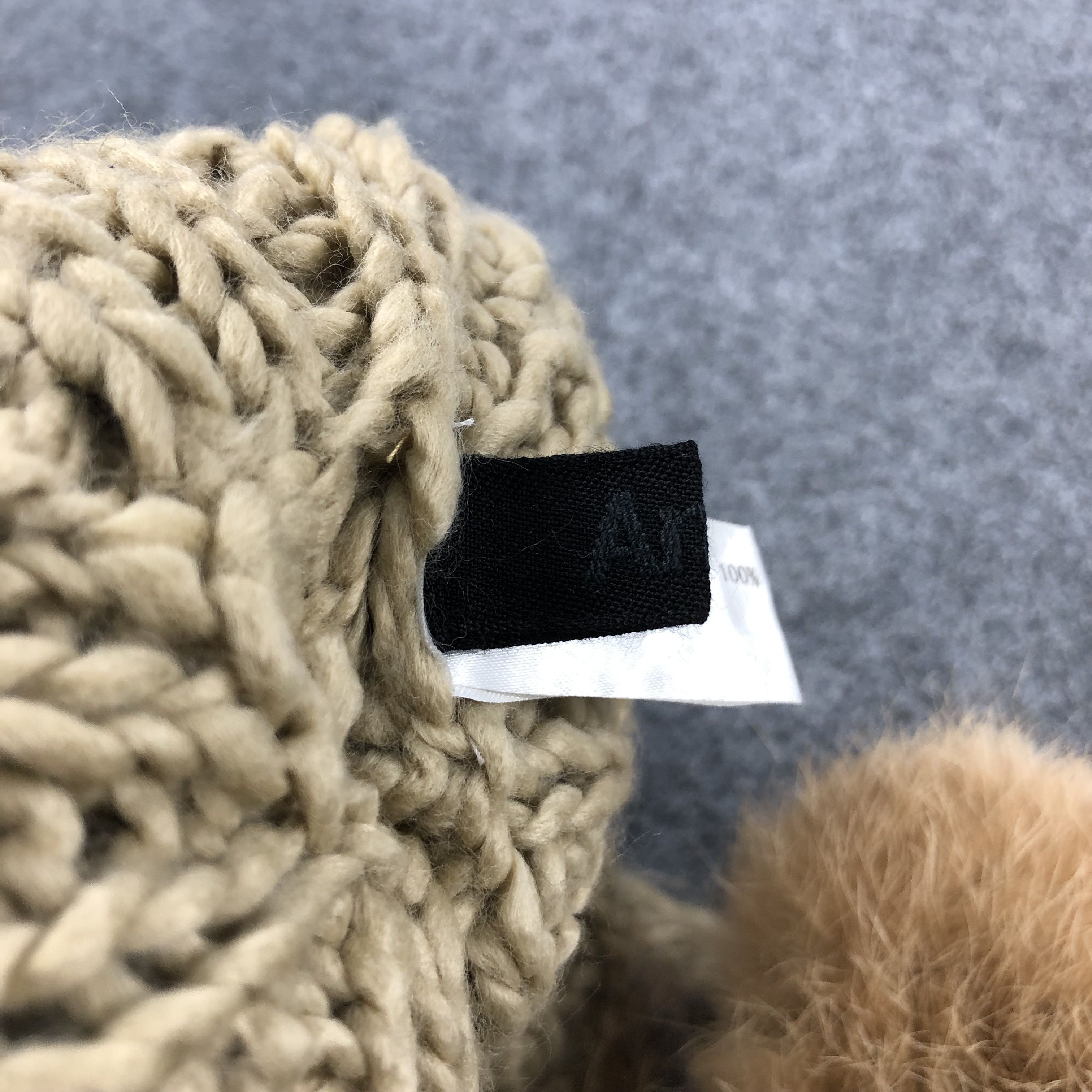 Vintage Ard A Bobble Earflap Cable Knit Beanie Snowcap Snow Hat B145 Size ONE SIZE - 5 Thumbnail