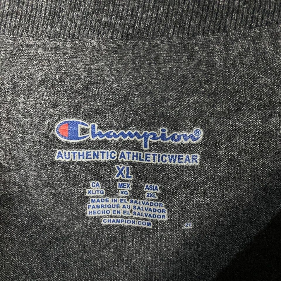 Champion Champion Spartans T-Shirt Men's XL Short Sleeve Charcoal Size US XL / EU 56 / 4 - 2 Thumbnail