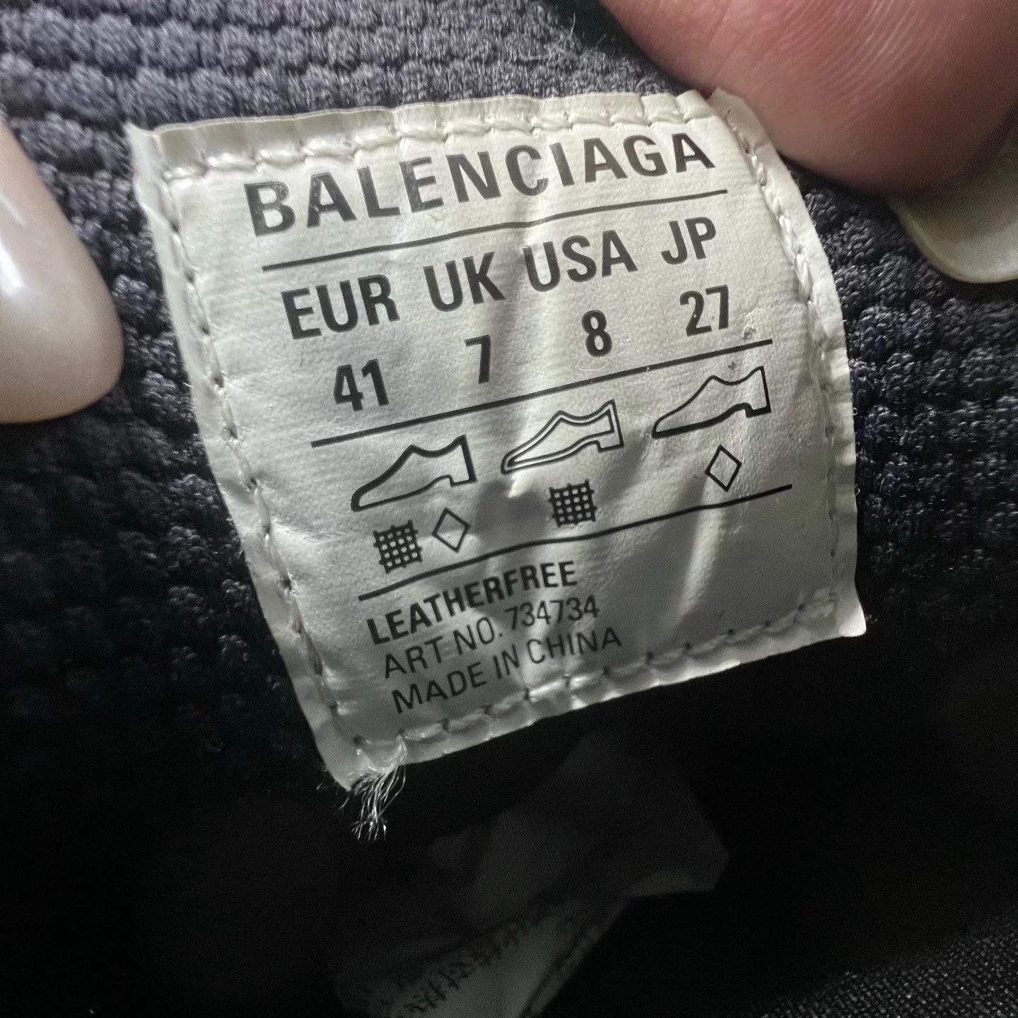 Balenciaga Balenciaga 3XL Gray 41 Near New Size US 8 / EU 41 - 7 Thumbnail