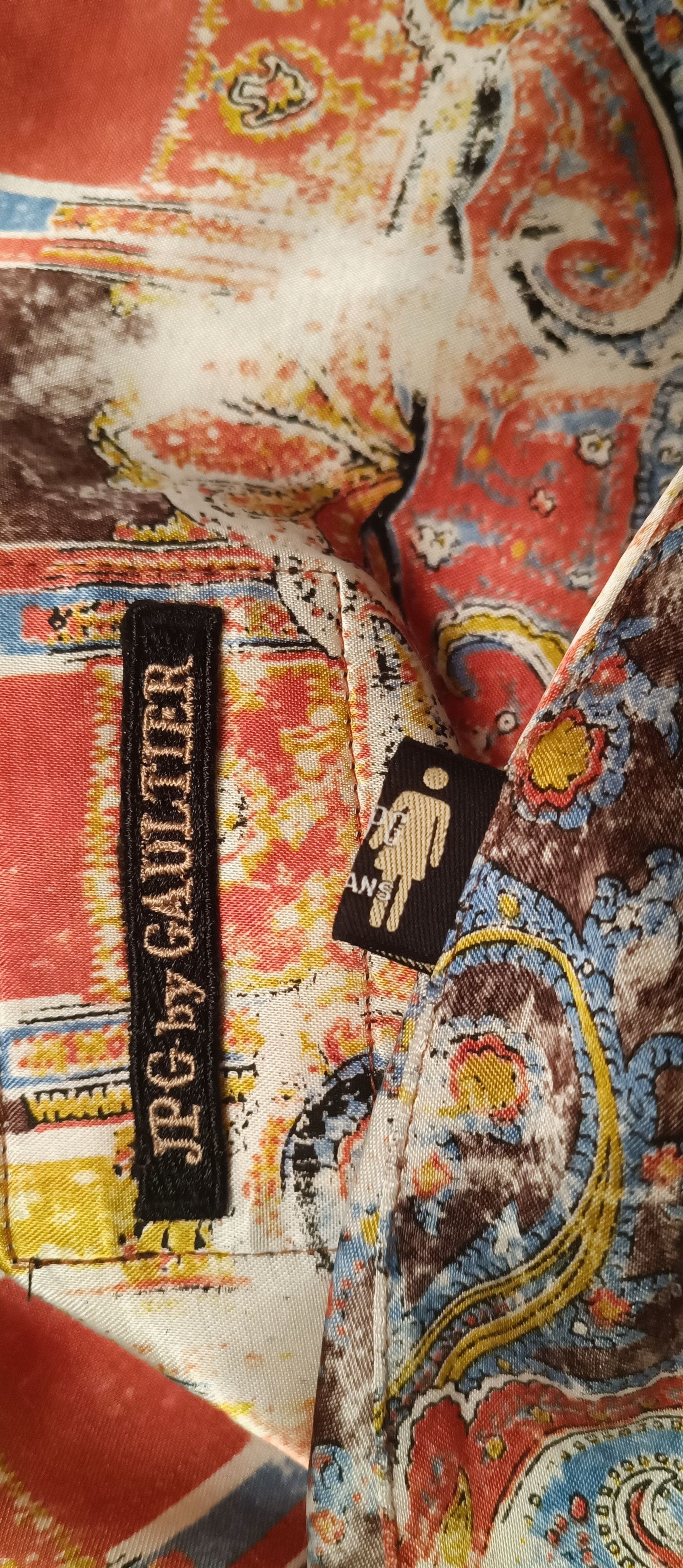 Jean Paul Gaultier Multicolor satin fabric shirt Size L / US 10 / IT 46 - 3 Thumbnail
