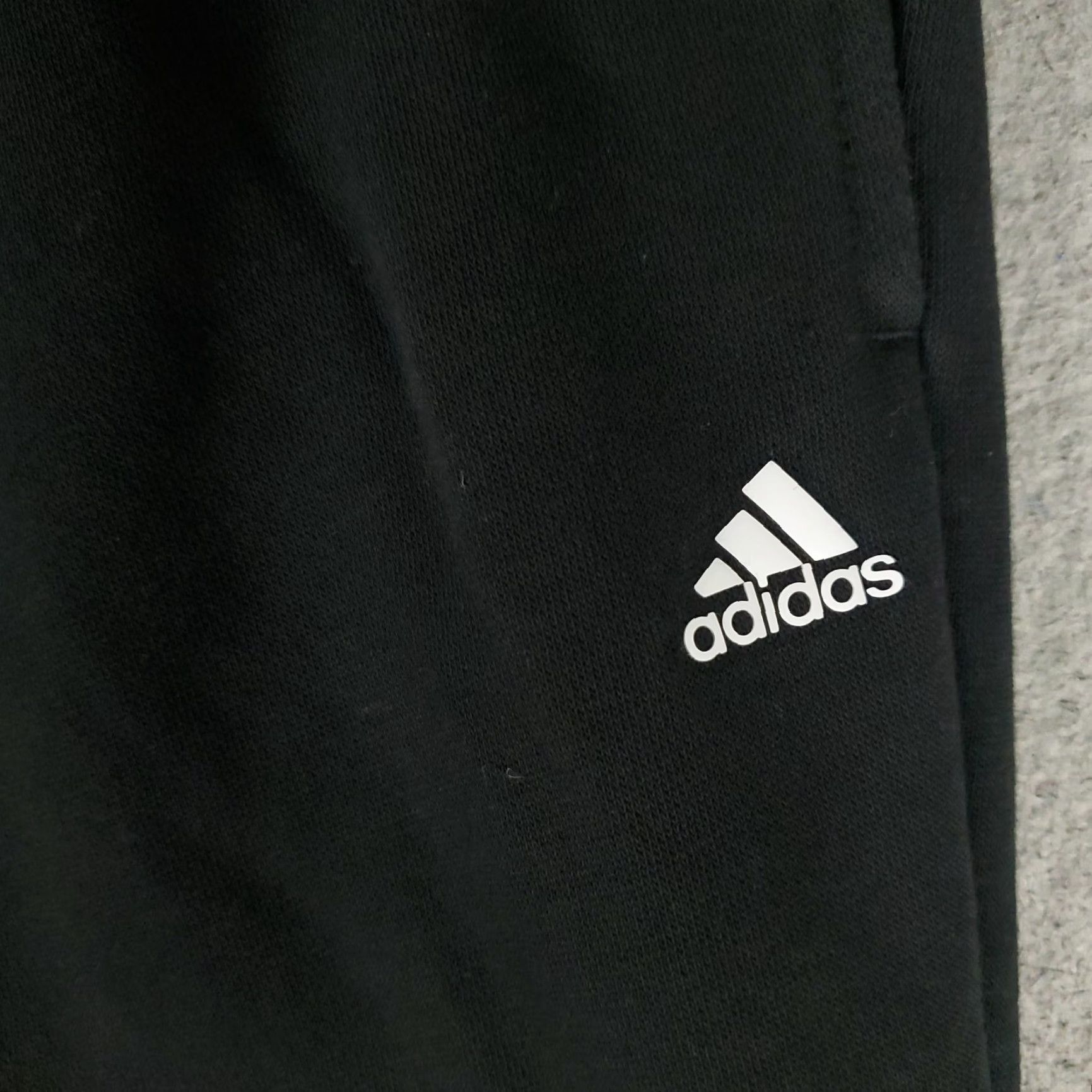Adidas Adidas Pants Mens Large Black Running Sweatpants Joggers Size US 33 - 3 Thumbnail