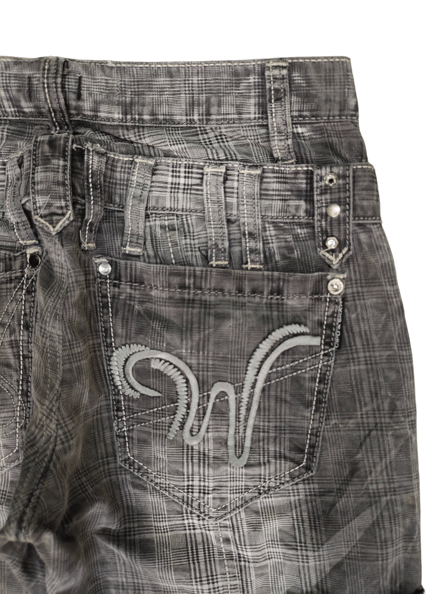 If Six Was Nine Cipo & Maxx Double Waist Cut & Sew Jeans Doublet Styles Size US 32 / EU 48 - 9 Thumbnail