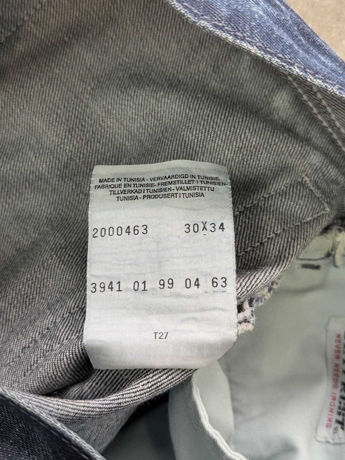 Japanese Brand Vintage 90s Levis Sta Prest Faded Wash Distress Jeans Size US 30 / EU 46 - 6 Thumbnail