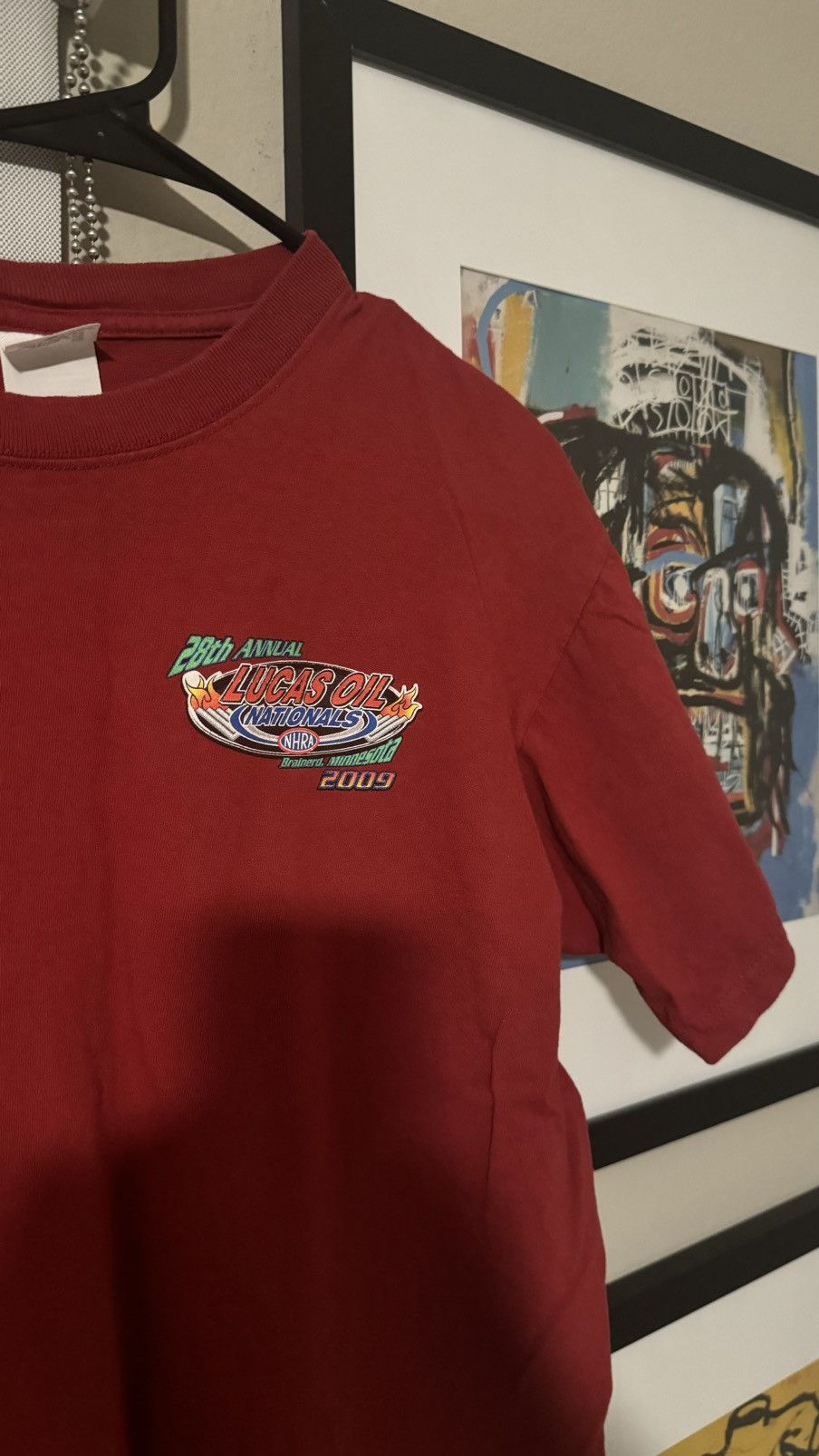 Anvil NHRA Lucas Oil 2009 Nationals Tee Shirt Size US L / EU 52-54 / 3 - 2 Thumbnail