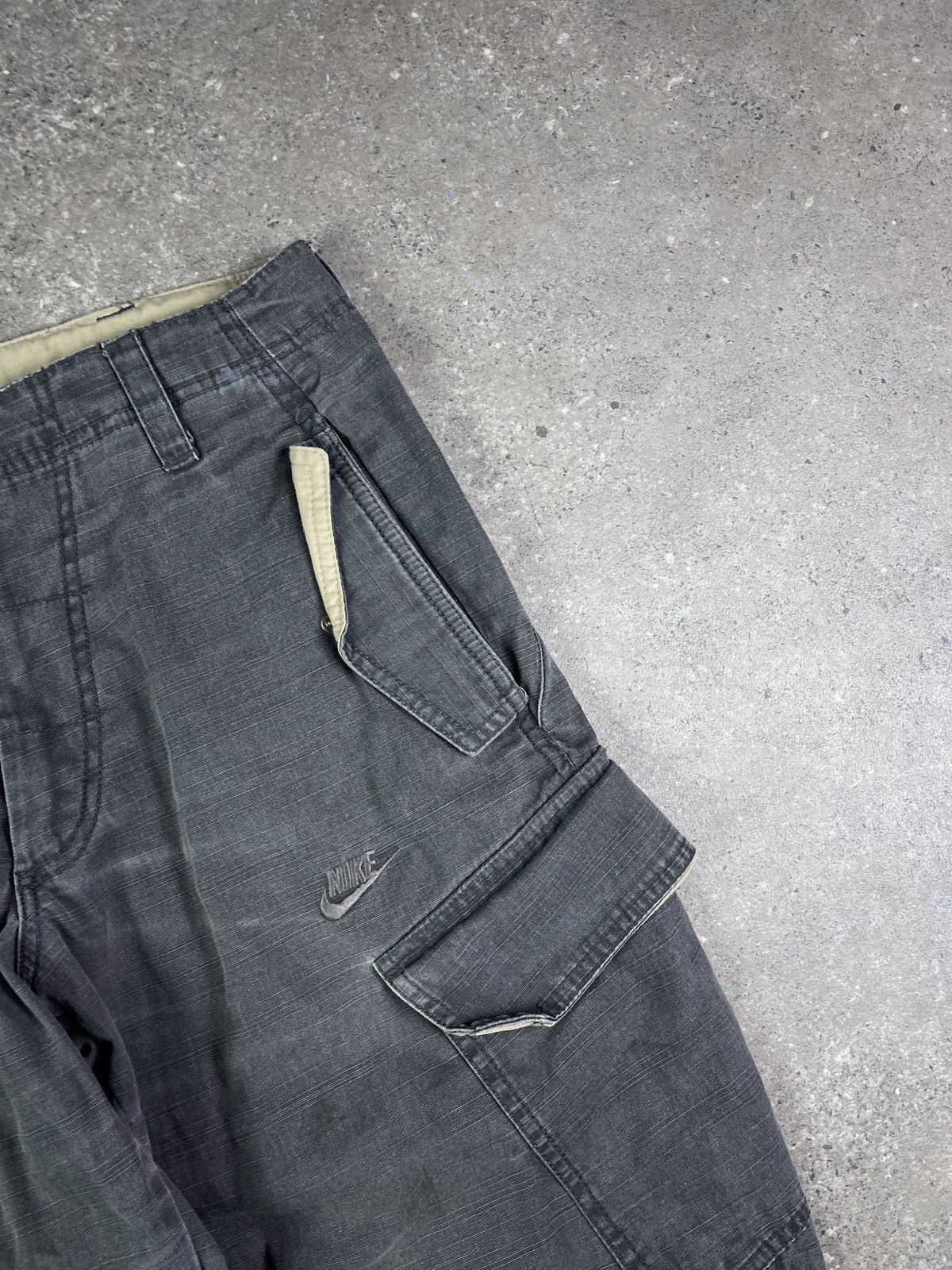 Nike × Vintage Vintage Y2K Nike Cargo Shorts jorts Size US 32 / EU 48 - 5 Thumbnail