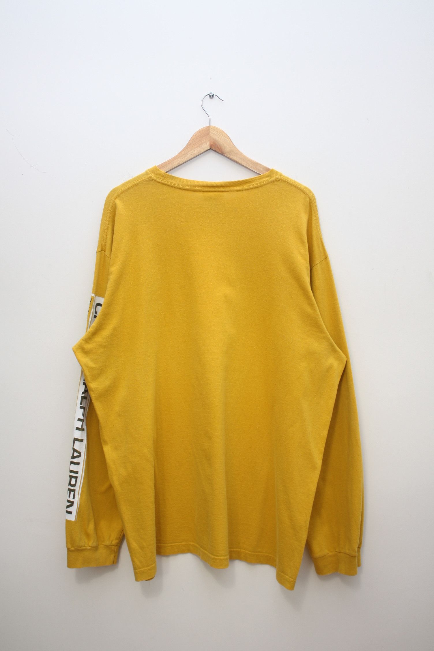 Chaps Ralph Lauren Chaps Ralph Laurent Yellow Vintage Long Sleeve Tee XL Size US XL / EU 56 / 4 - 3 Thumbnail