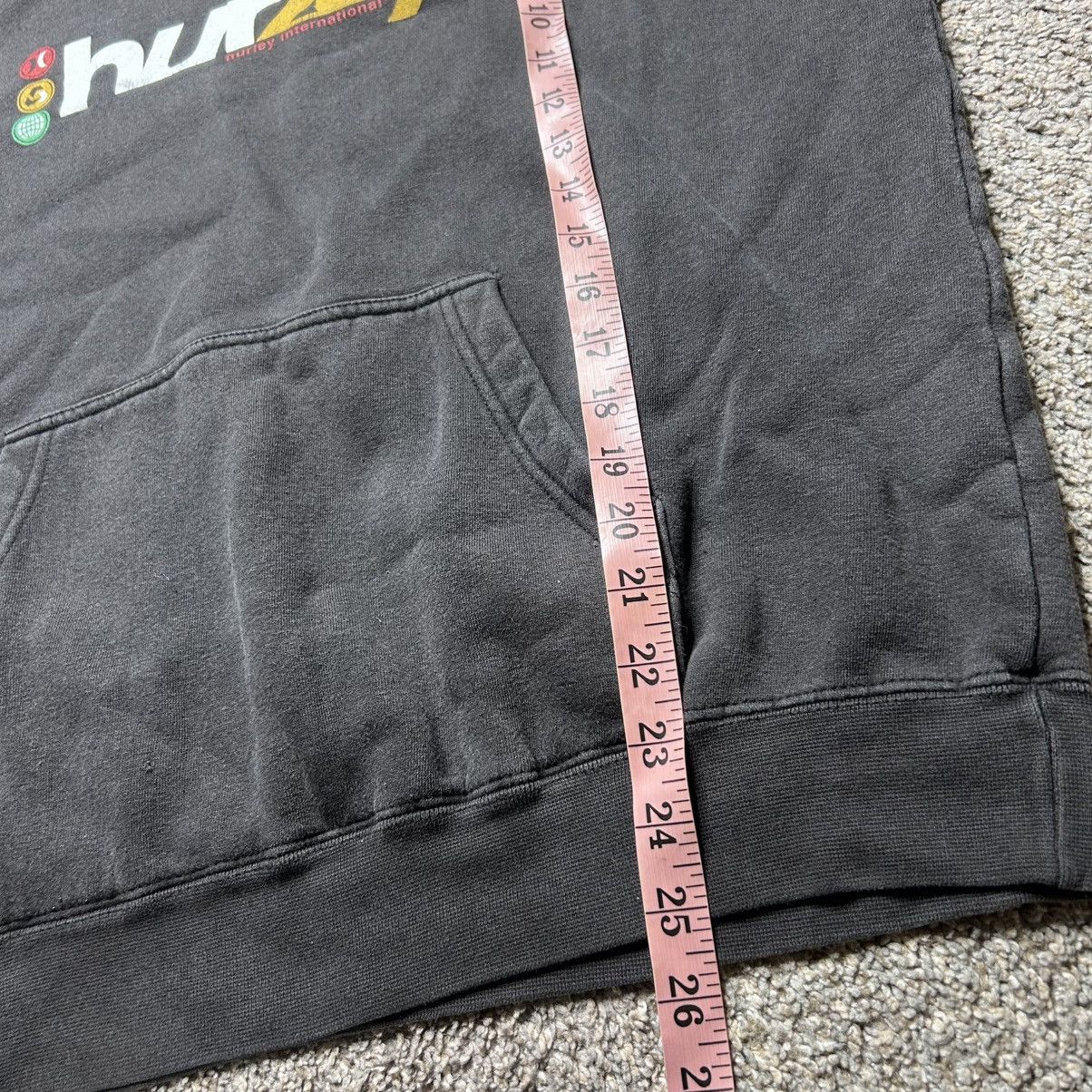 Hurley × Vintage Y2K Hurley international faded black hoodie Size US L / EU 52-54 / 3 - 7 Thumbnail