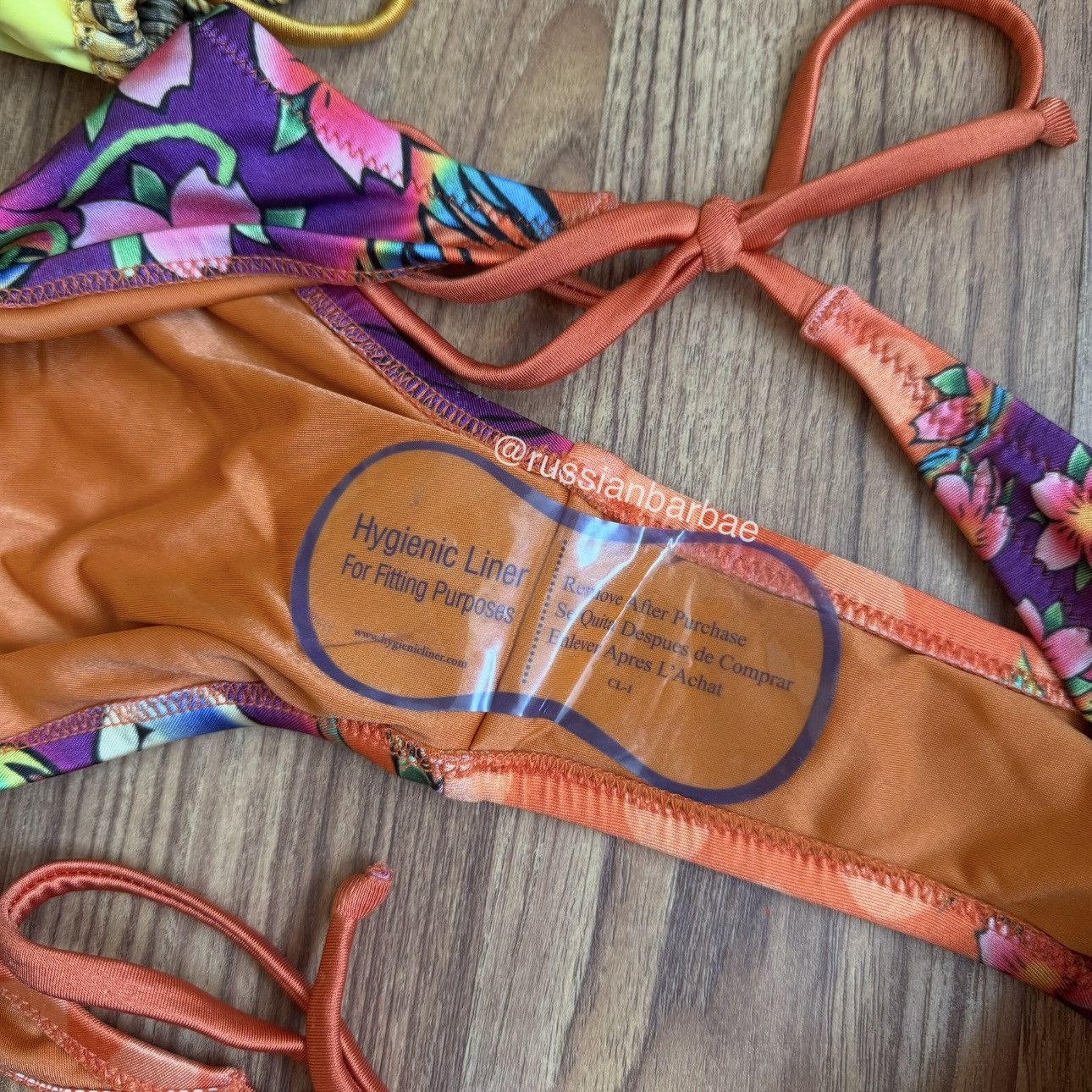 Ed Hardy ED HARDY Vintage Y2K Yellow Orange Floral Skulls Bikini Set Size L / US 10 / IT 46 - 13 Thumbnail