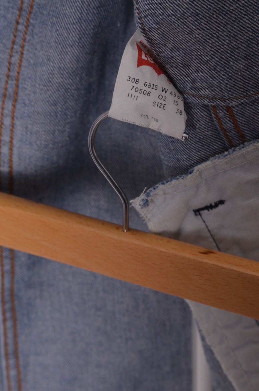 Levi's Vintage 80’s Levis Men’s 70506-0215 Denim Trucker Jacket Size US S / EU 44-46 / 1 - 5 Thumbnail