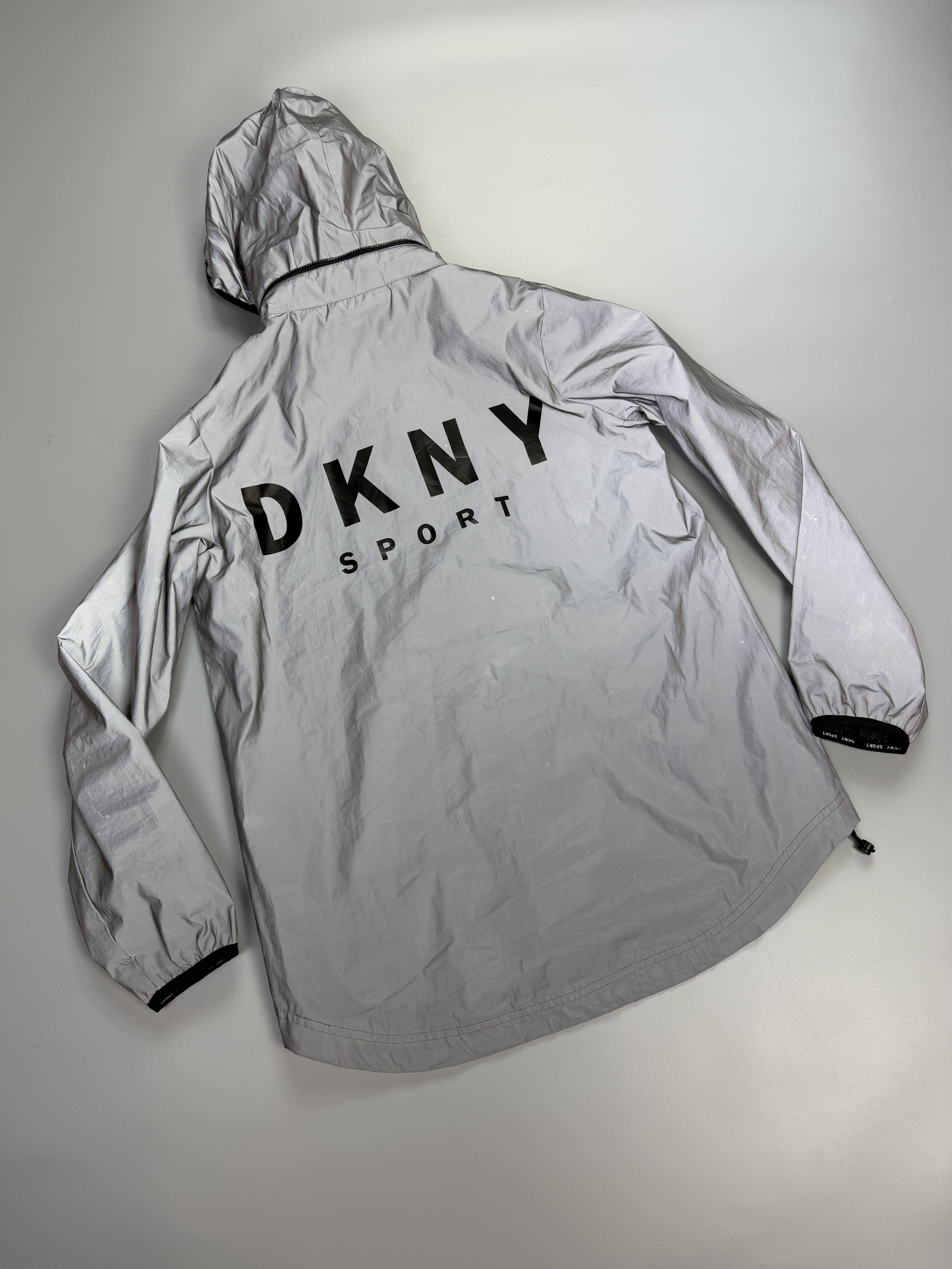 DKNY DKNY silver reflective windbreaker jacket full zip Size XS / US 0-2 / IT 36-38 - 8 Thumbnail