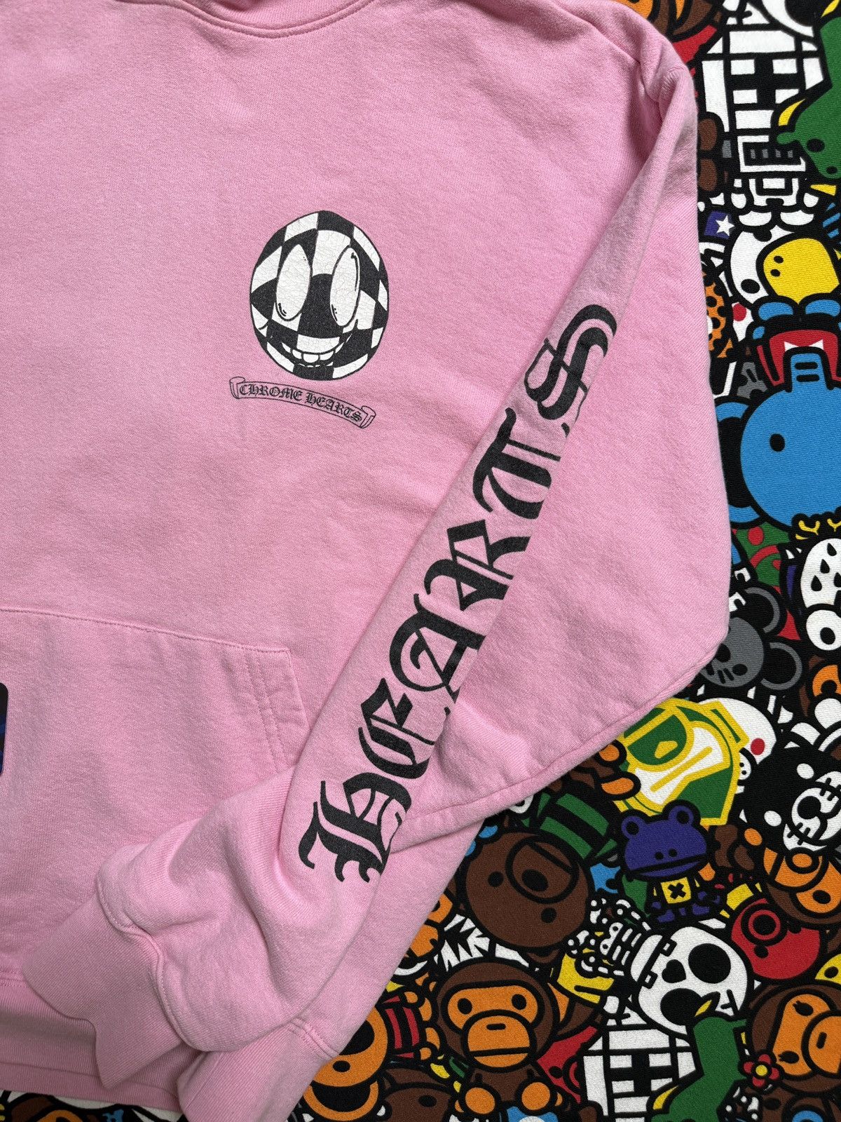Chrome Hearts Chrome Hearts Pink Vanity Fair Pullover Hoodie Size US M / EU 48-50 / 2 - 6 Thumbnail