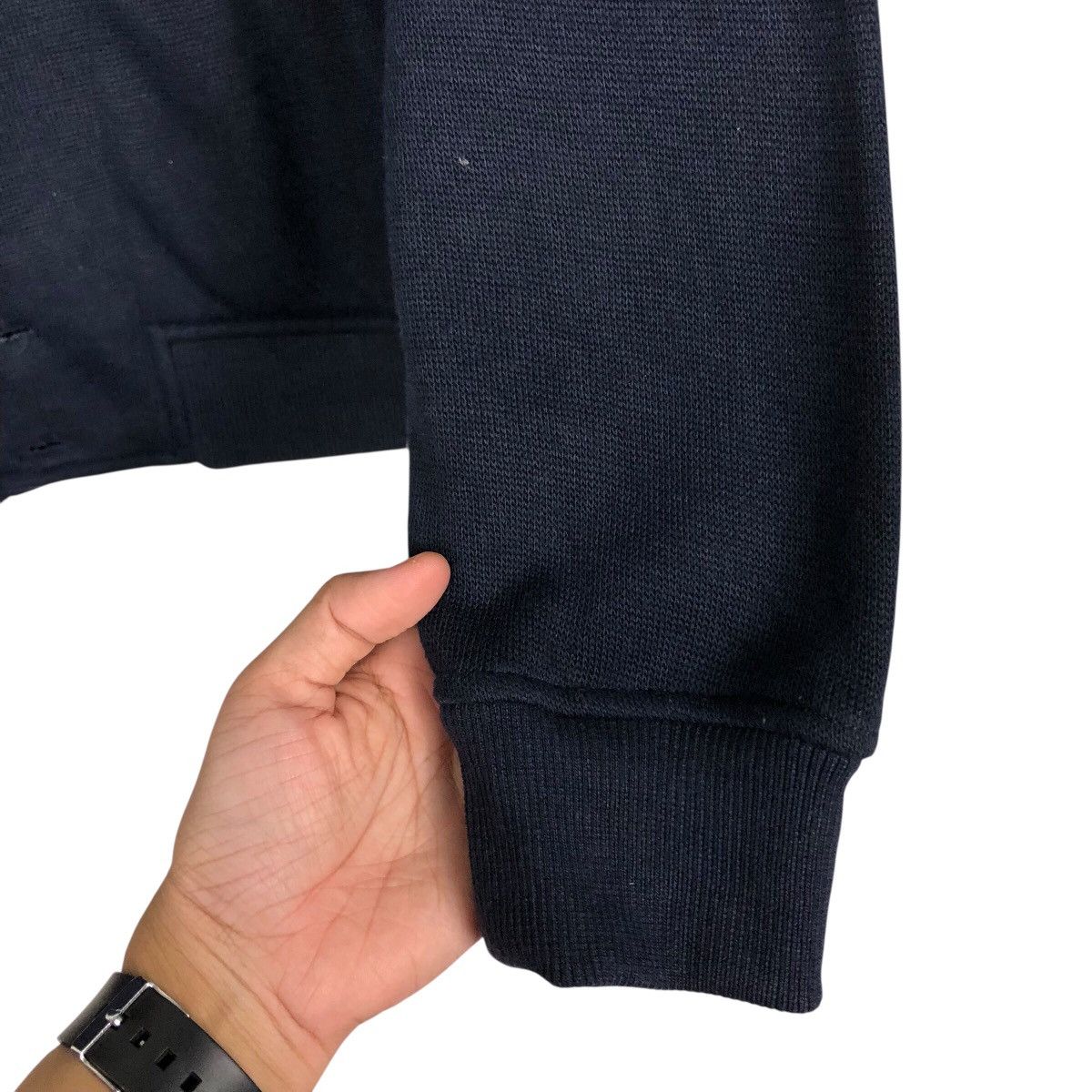 Japanese Brand Vintage TOROY Japan Knit Button Jacket Issey Miyake Size US L / EU 52-54 / 3 - 16 Thumbnail