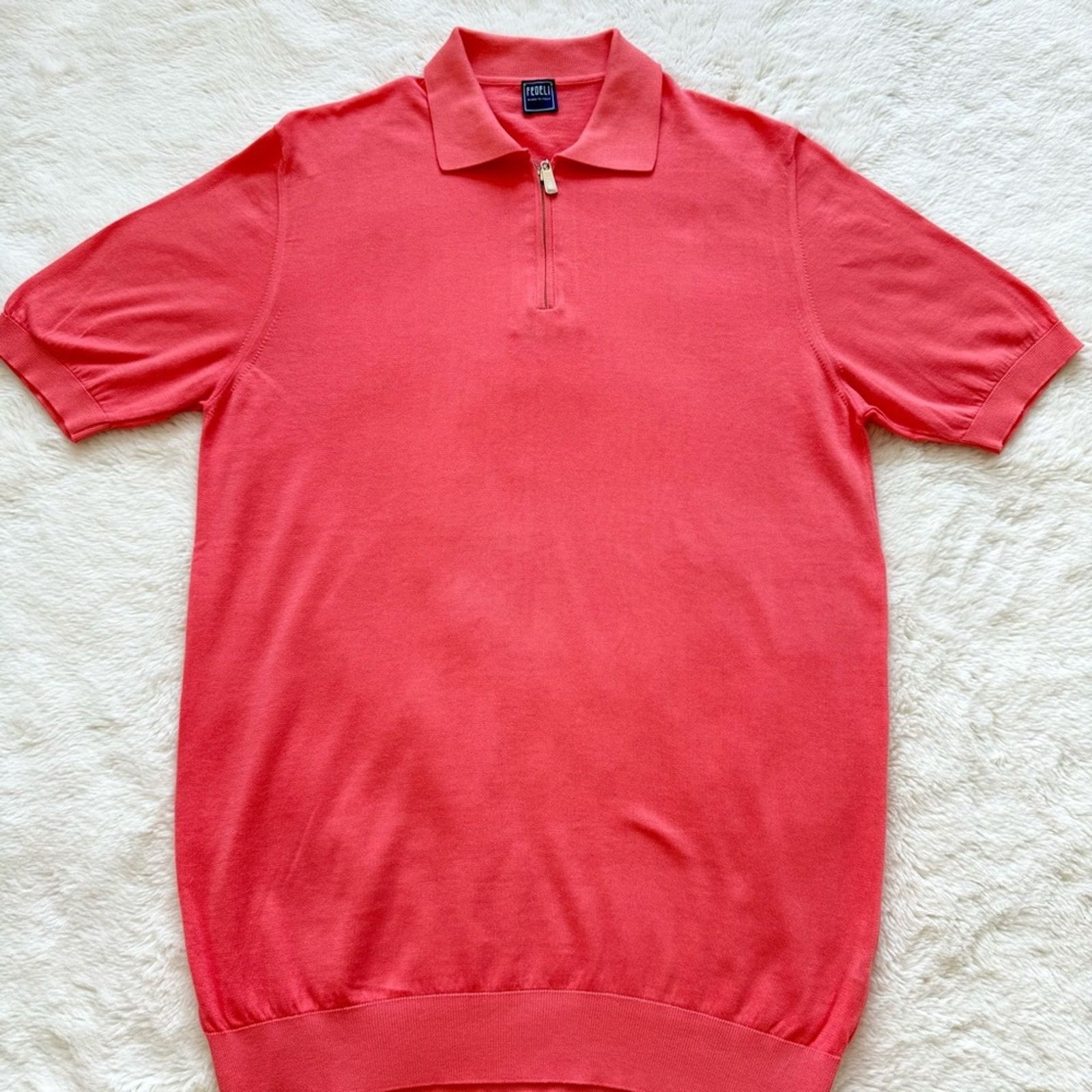 Fedeli FEDELI cotton men polo size 48IT or M Retail 480$ Size US M / EU 48-50 / 2 - 1 Thumbnail