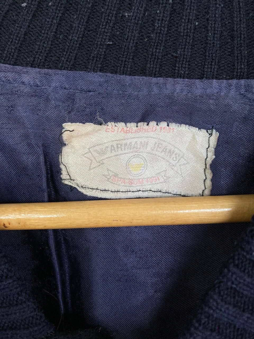 Armani Vintage 80’s Armani Varsity Jacket Size US XL / EU 56 / 4 - 9 Thumbnail