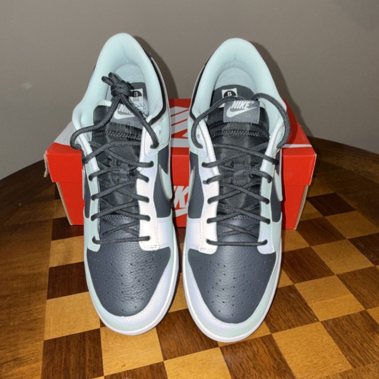 Nike Nike Dunk Low Retro PRM Dark Smoke Grey Barely Green MENS 13 Size US 13 / EU 46 - 3 Thumbnail