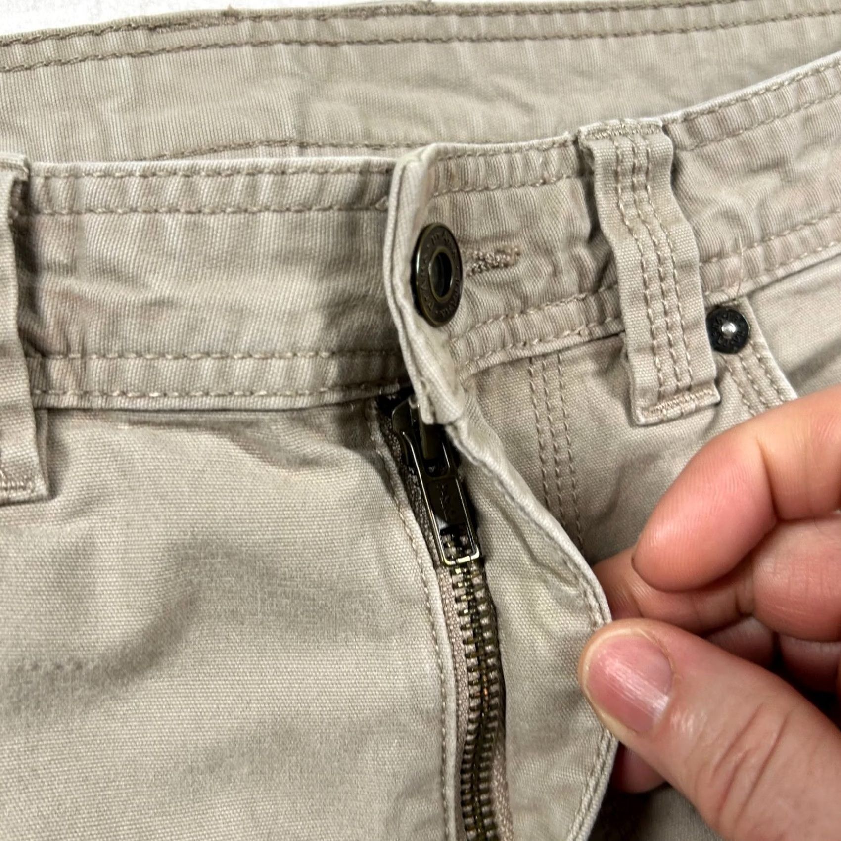 Prana VINTAGE Prana Pants Mens 32x32 Rock Ridge Carpenter 5-Pocket Canvas Beige Outdoor Tan Size US 32 / EU 48 - 3 Thumbnail
