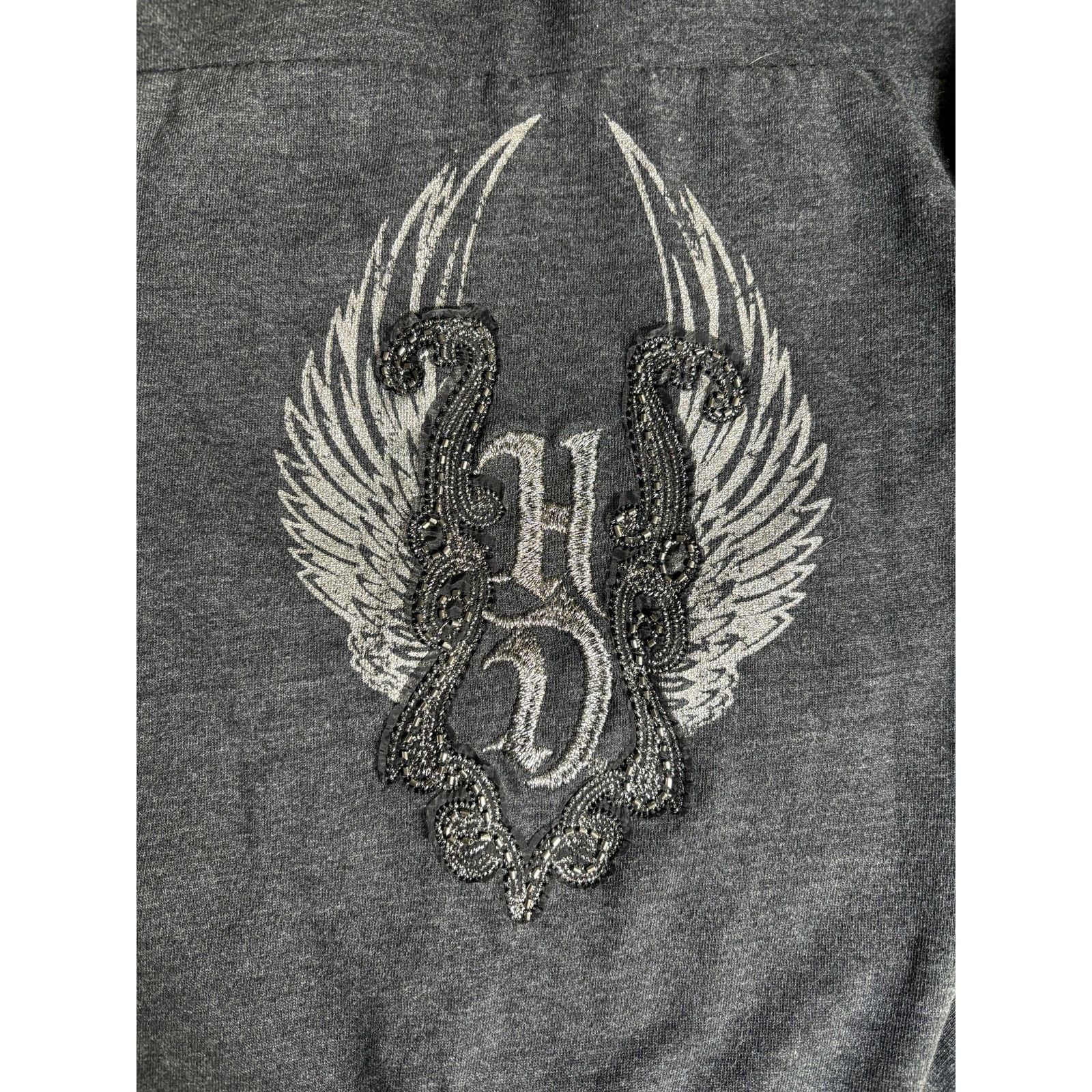 Harley Davidson Harley Davidson Womens 2XL Yoga Pants Wing Logo Embellished Size 42" / US 20 - 4 Thumbnail