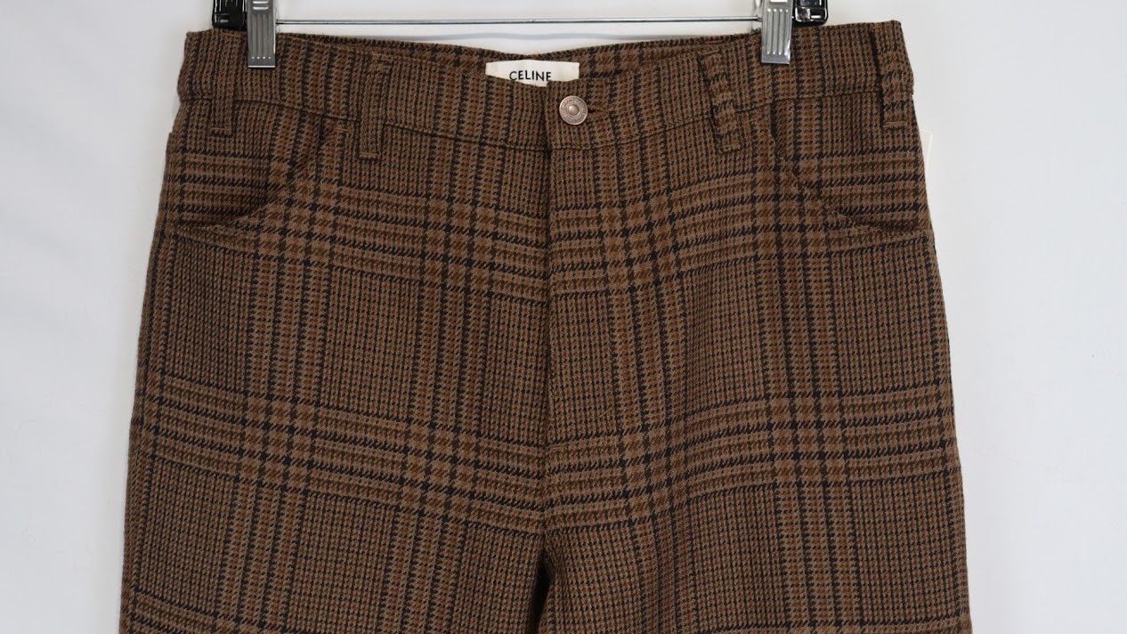 Celine o1rshd1 Pants in Brown Size US 32 / EU 48 - 3 Thumbnail