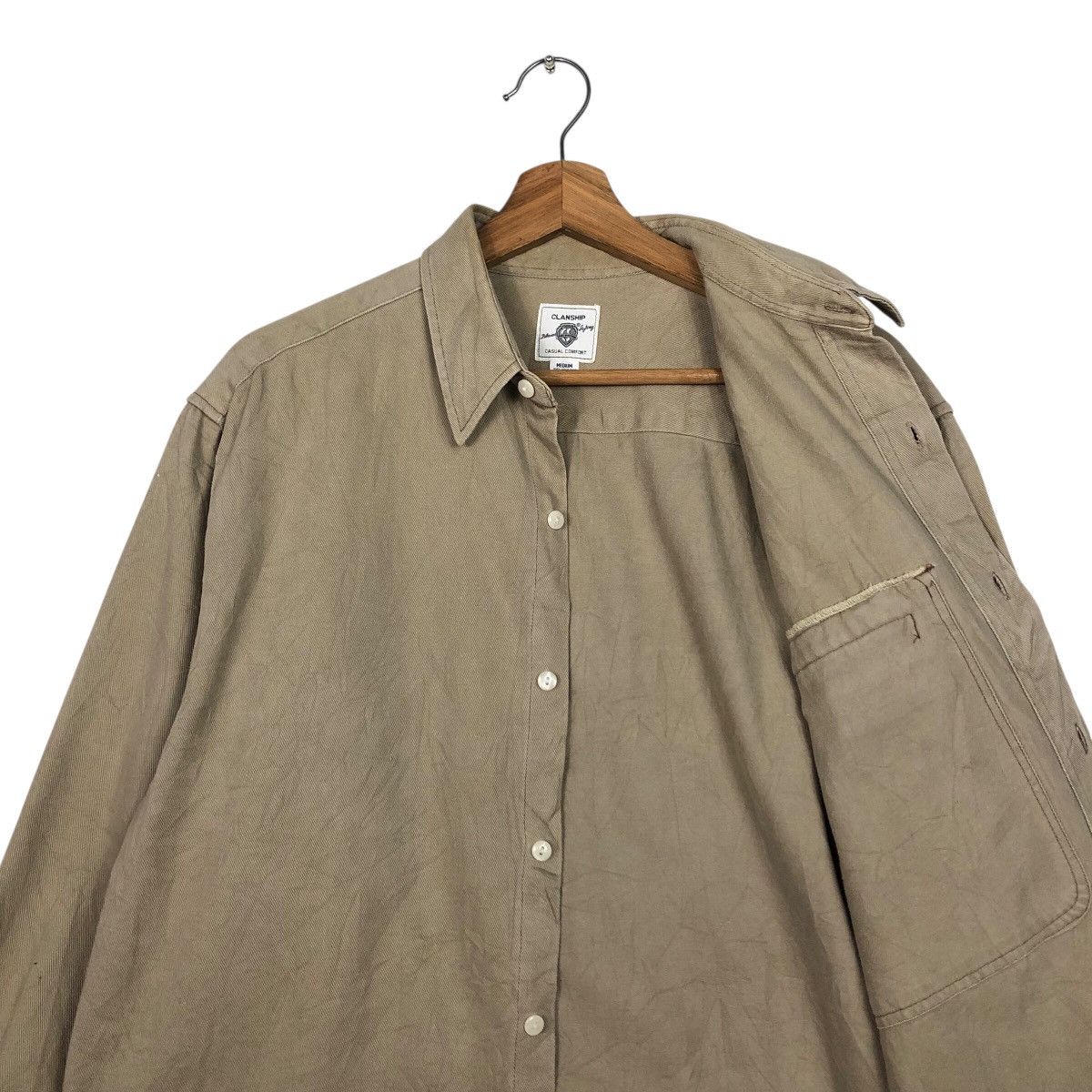 Japanese Brand 📌Vintage Chore Work Button Clanship Issey Miyake Size US M / EU 48-50 / 2 - 13 Thumbnail