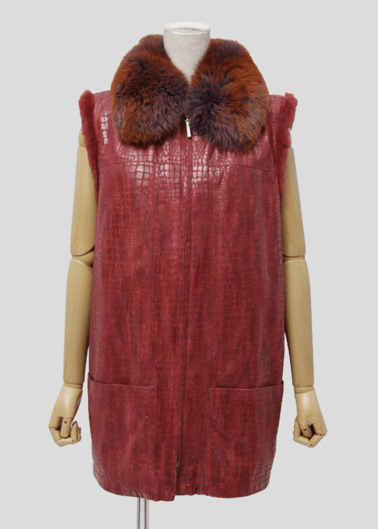 Other Rolf Schulte German Fox Collar / Rabbit-lined Vest Size M / US 6-8 / IT 42-44 - 1 Thumbnail