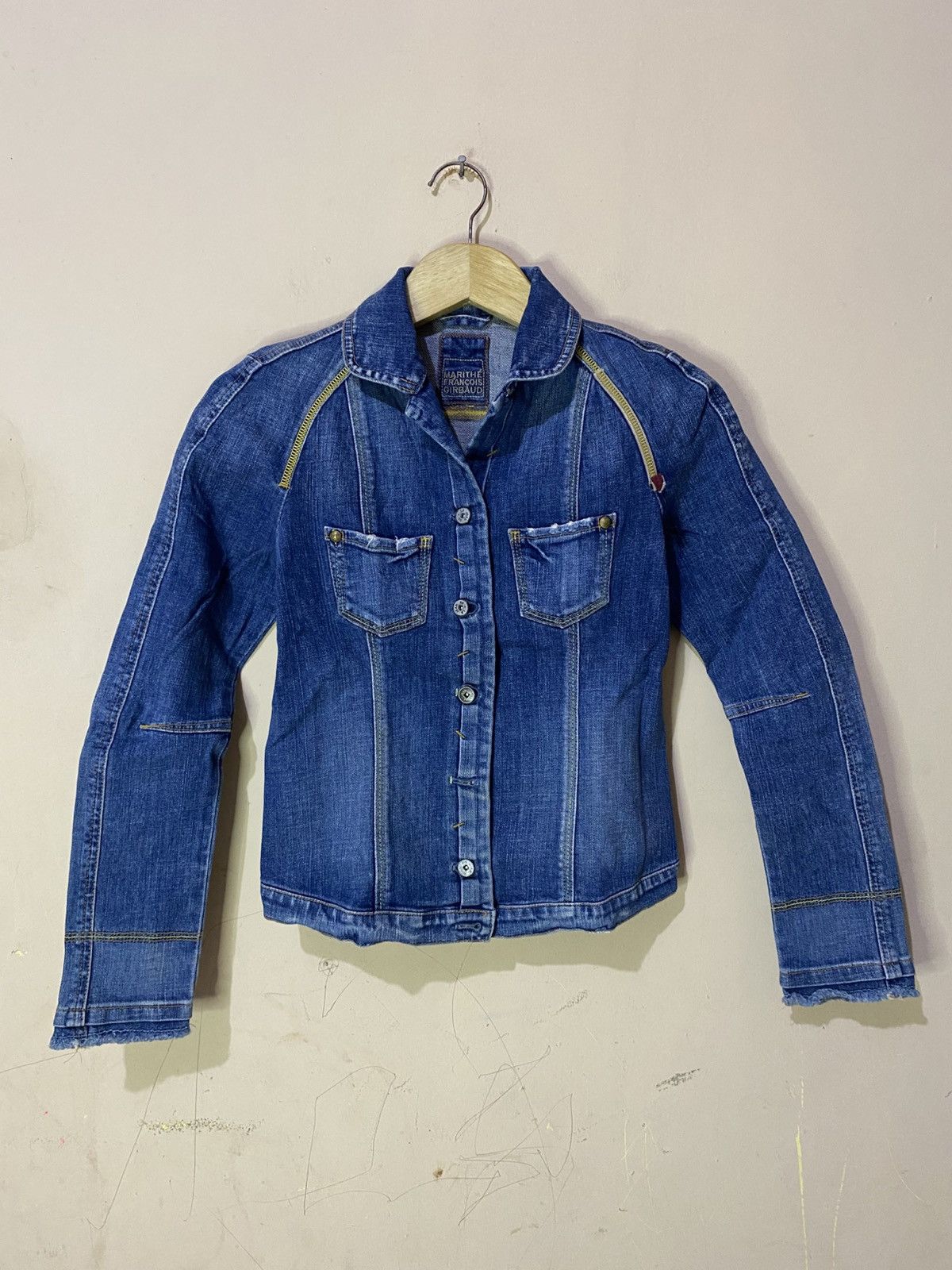 Marithe + Francois Girbaud 90s Le Jean De Marithe Francois Girbaud Denim Jacket Size S / US 4 / IT 40 - 1 Thumbnail